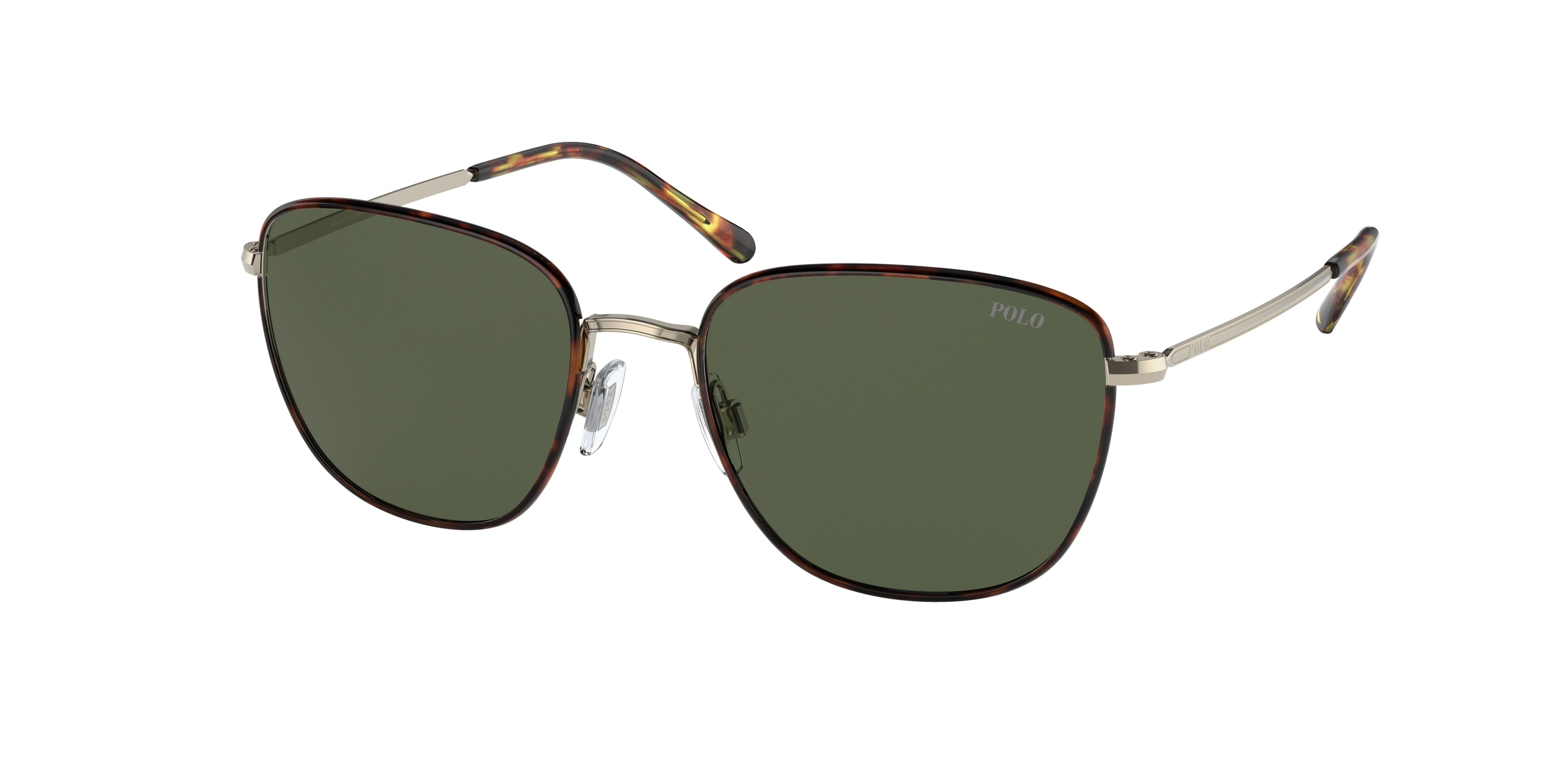 Polo PH3134 Pillow Sunglasses  911671-Shiny Pale Gold 53-145-18 - Color Map Gold