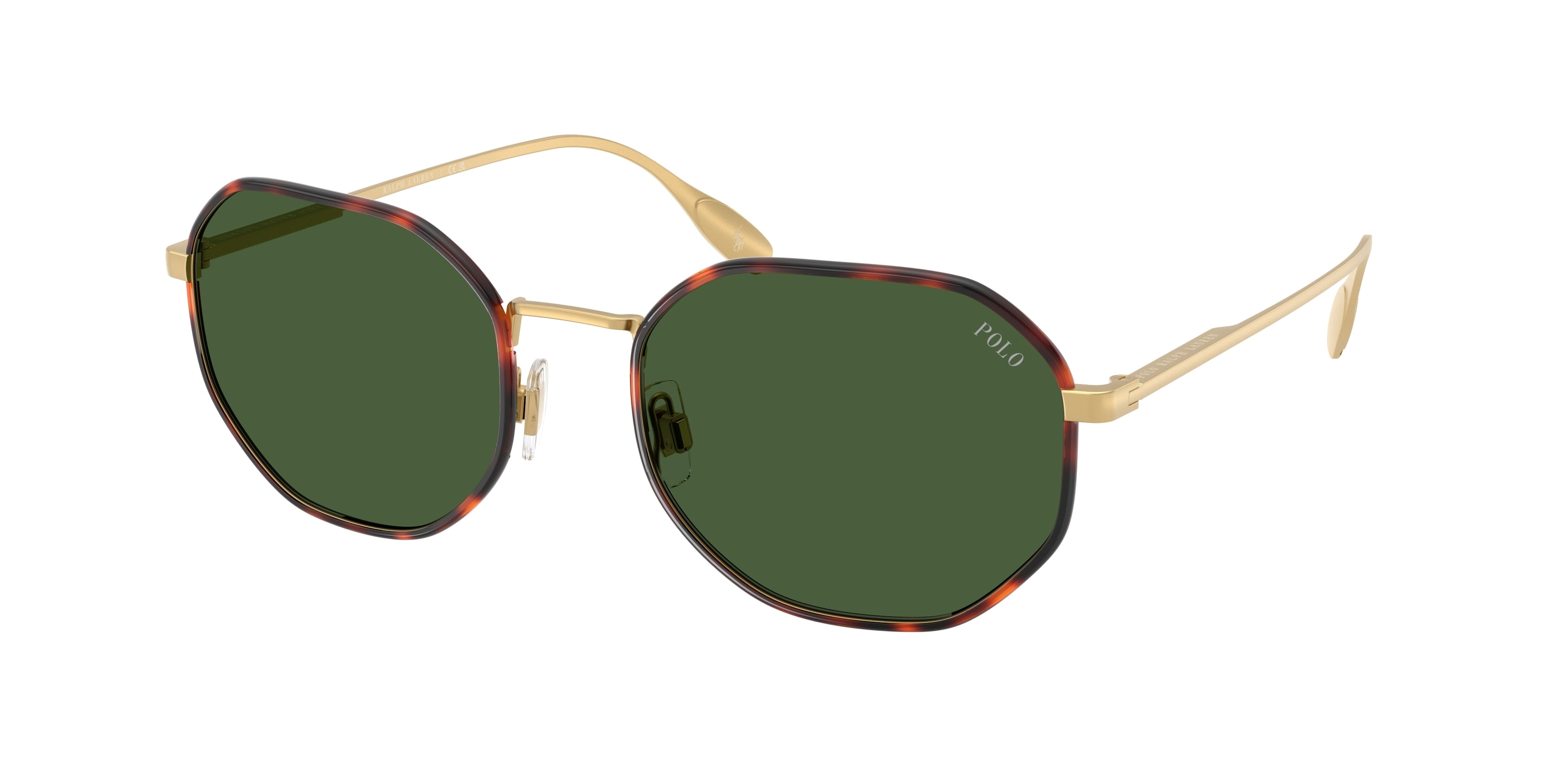 Polo PH3157 Pillow Sunglasses  947771-Semishiny Gold 56-145-20 - Color Map Gold