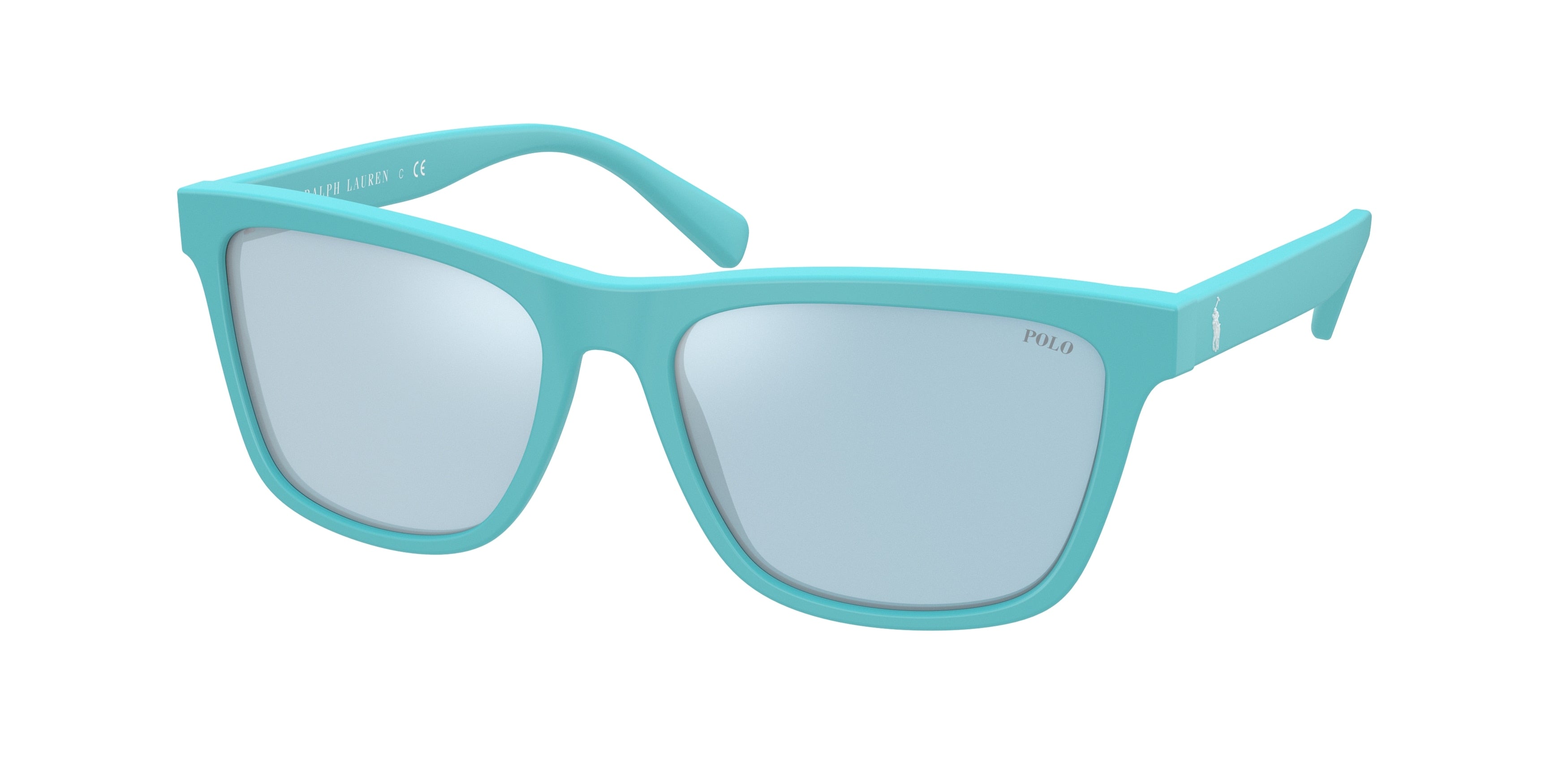 Polo PH4167 Pillow Sunglasses  59671N-Matte Cove Blue 56-145-17 - Color Map Blue