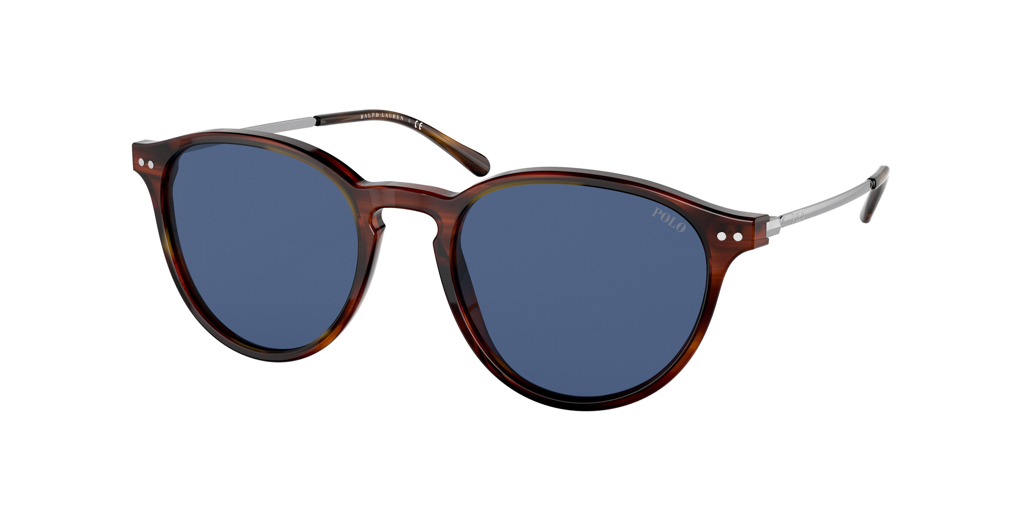 Polo PH4169 Phantos Sunglasses  500780-Shiny Striped Havana 51-140-19 - Color Map Tortoise