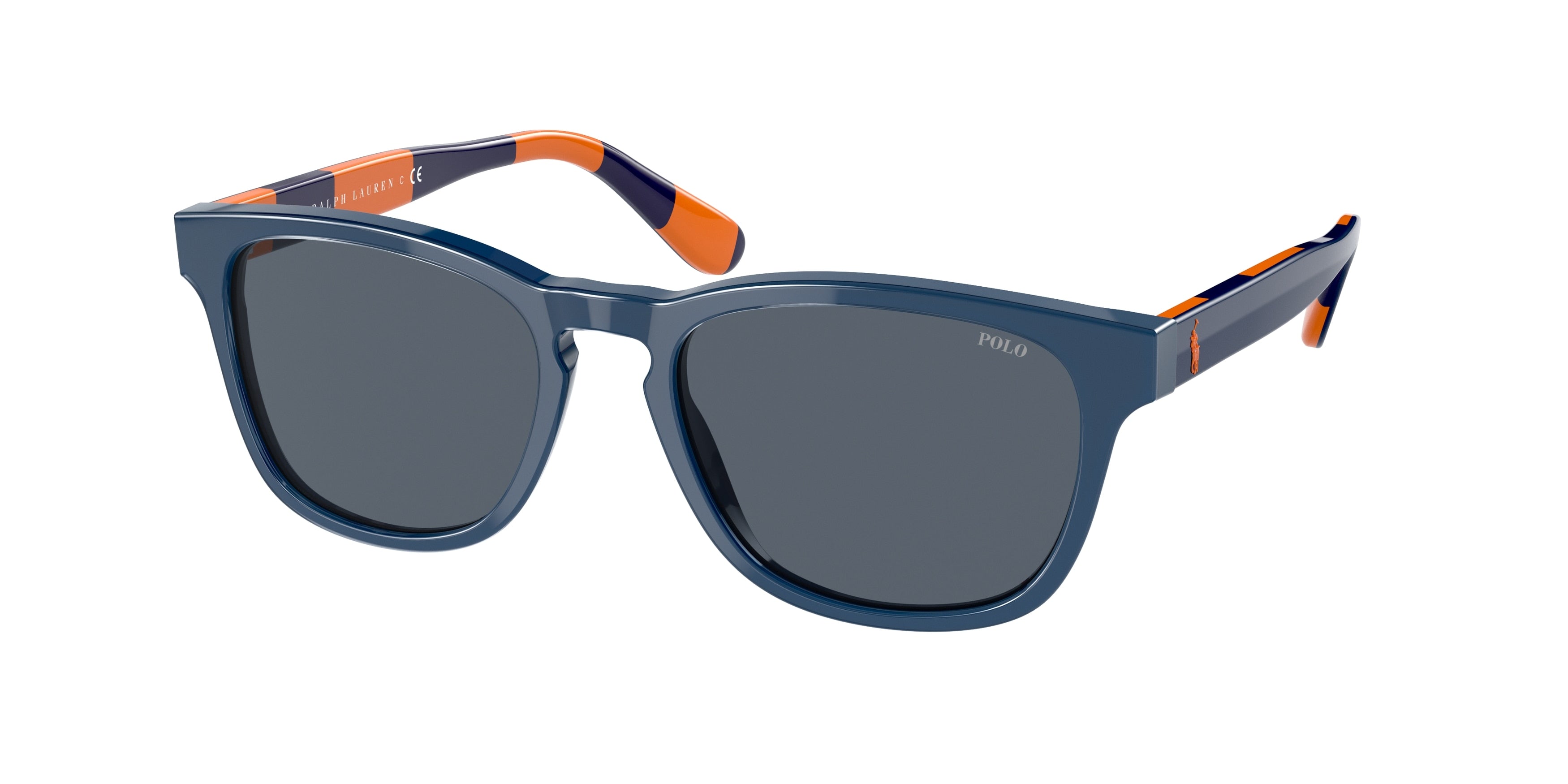 Polo PH4170 Pillow Sunglasses  590587-Shiny Navy Blue 53-145-18 - Color Map Blue