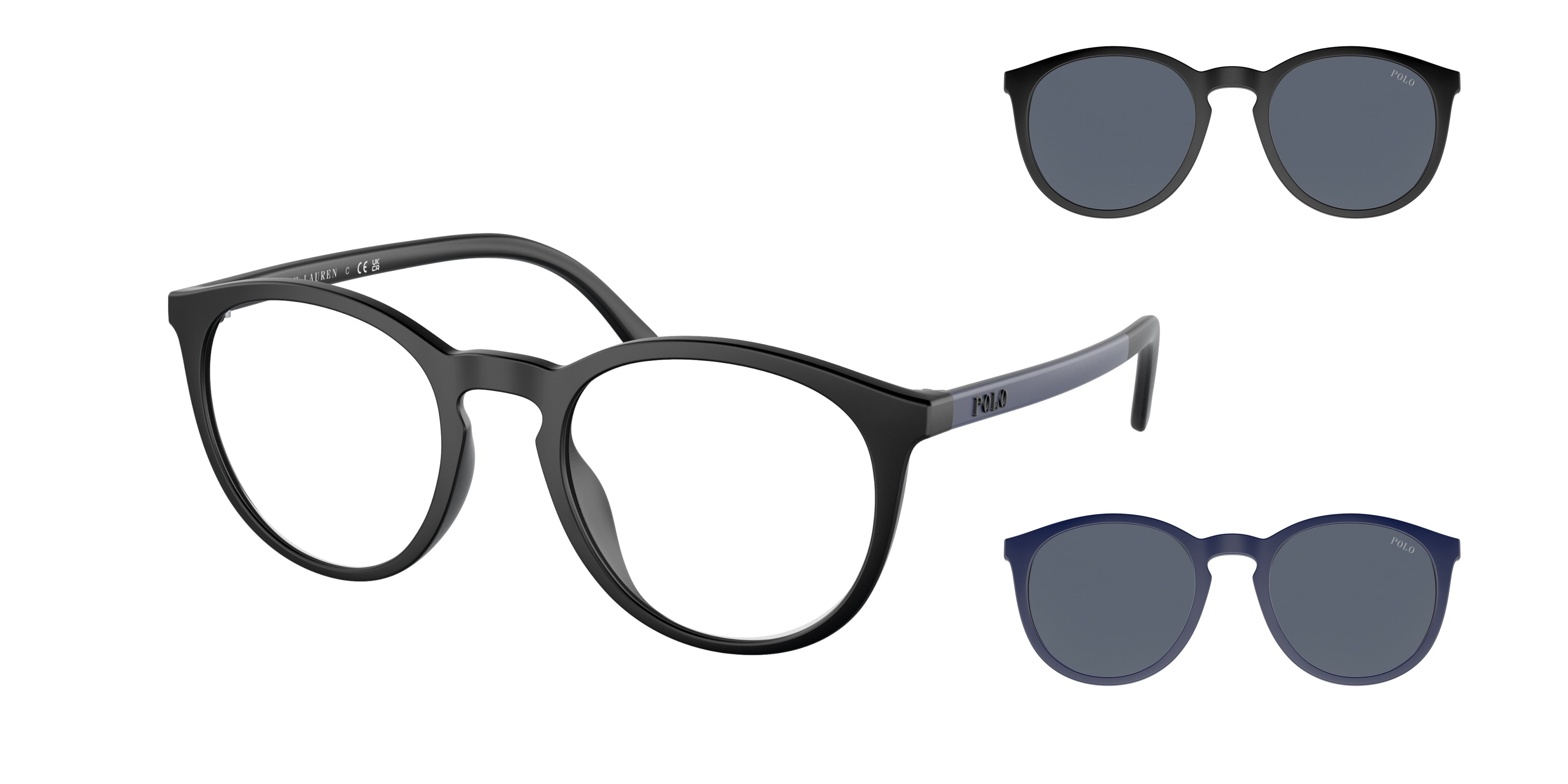 Polo PH4183U Phantos Sunglasses  588687-Matte Black 52-145-20 - Color Map Black