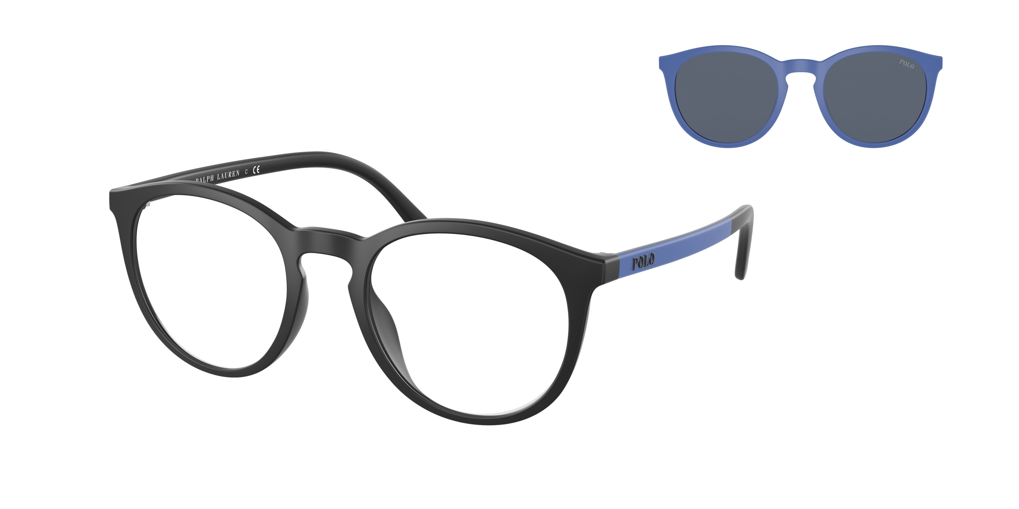 Polo PH4183U Phantos Sunglasses  590087-Matte Black 50-145-20 - Color Map Black