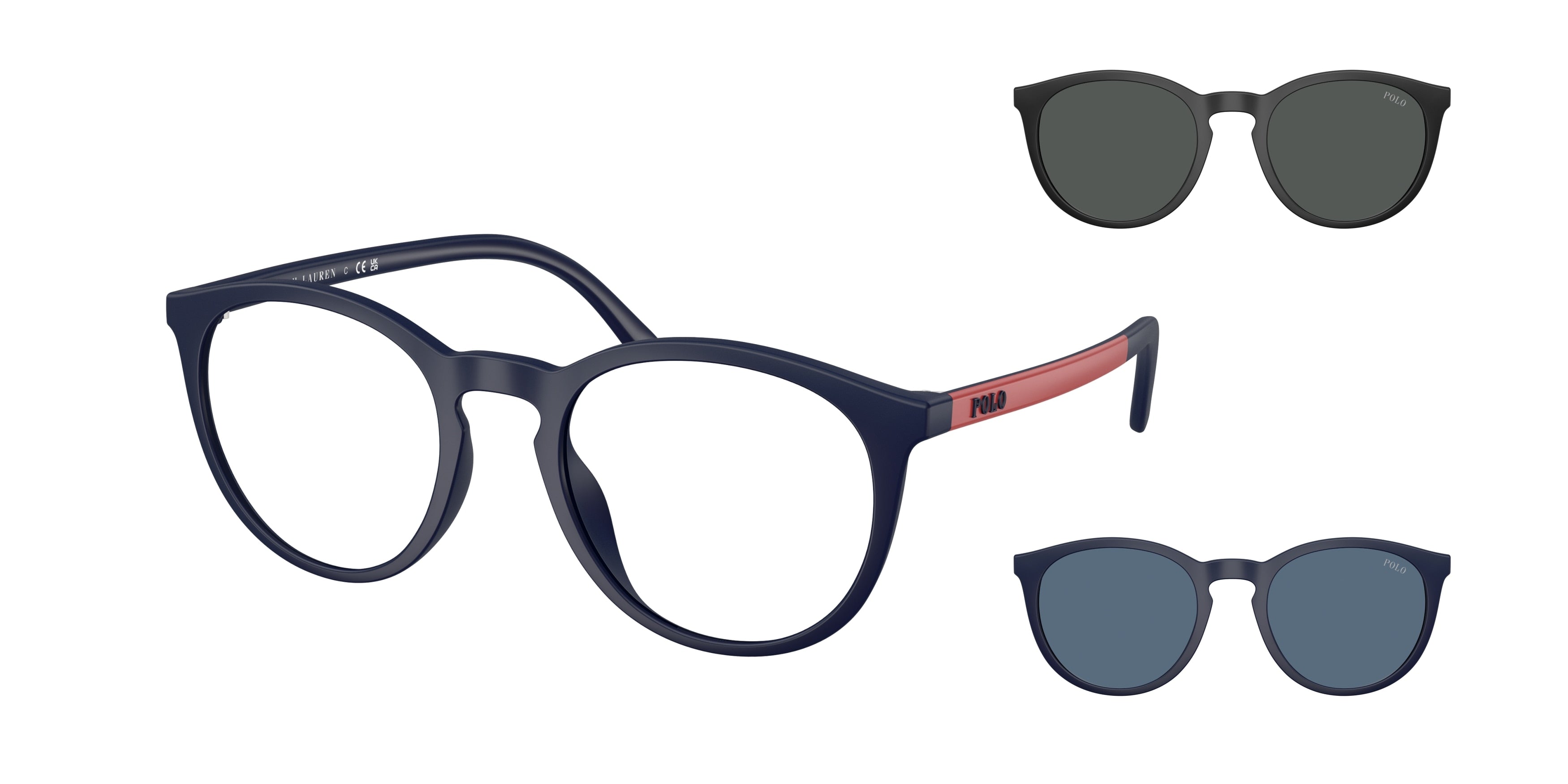 Polo PH4183U Phantos Sunglasses  601587-Matte Navy Blue 52-145-20 - Color Map Blue