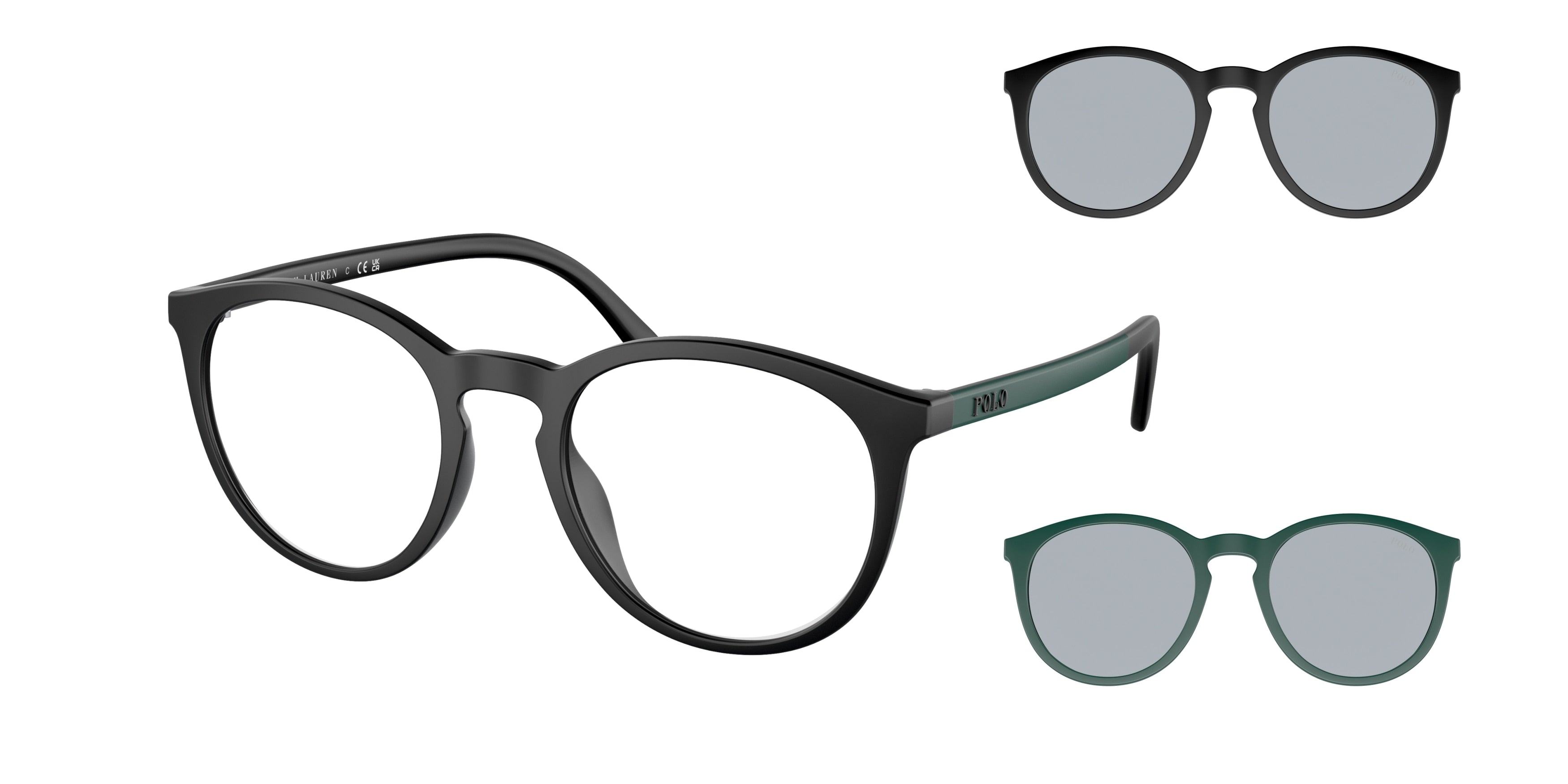 Polo PH4183U Phantos Sunglasses  6081/1-Matte Black 50-145-20 - Color Map Black