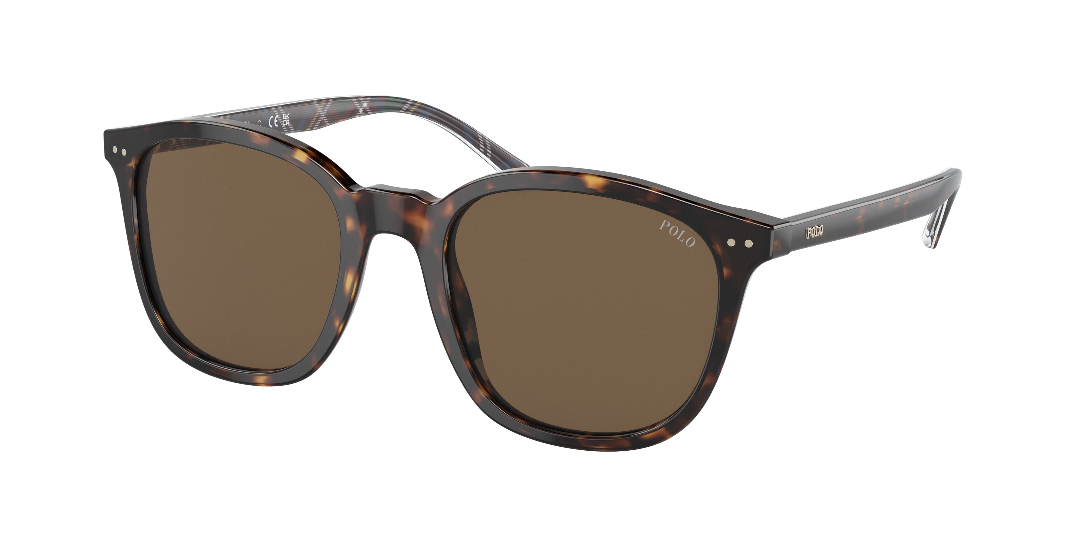 Polo PH4188 Pillow Sunglasses  500373-Shiny Dark Havana 53-145-21 - Color Map Tortoise