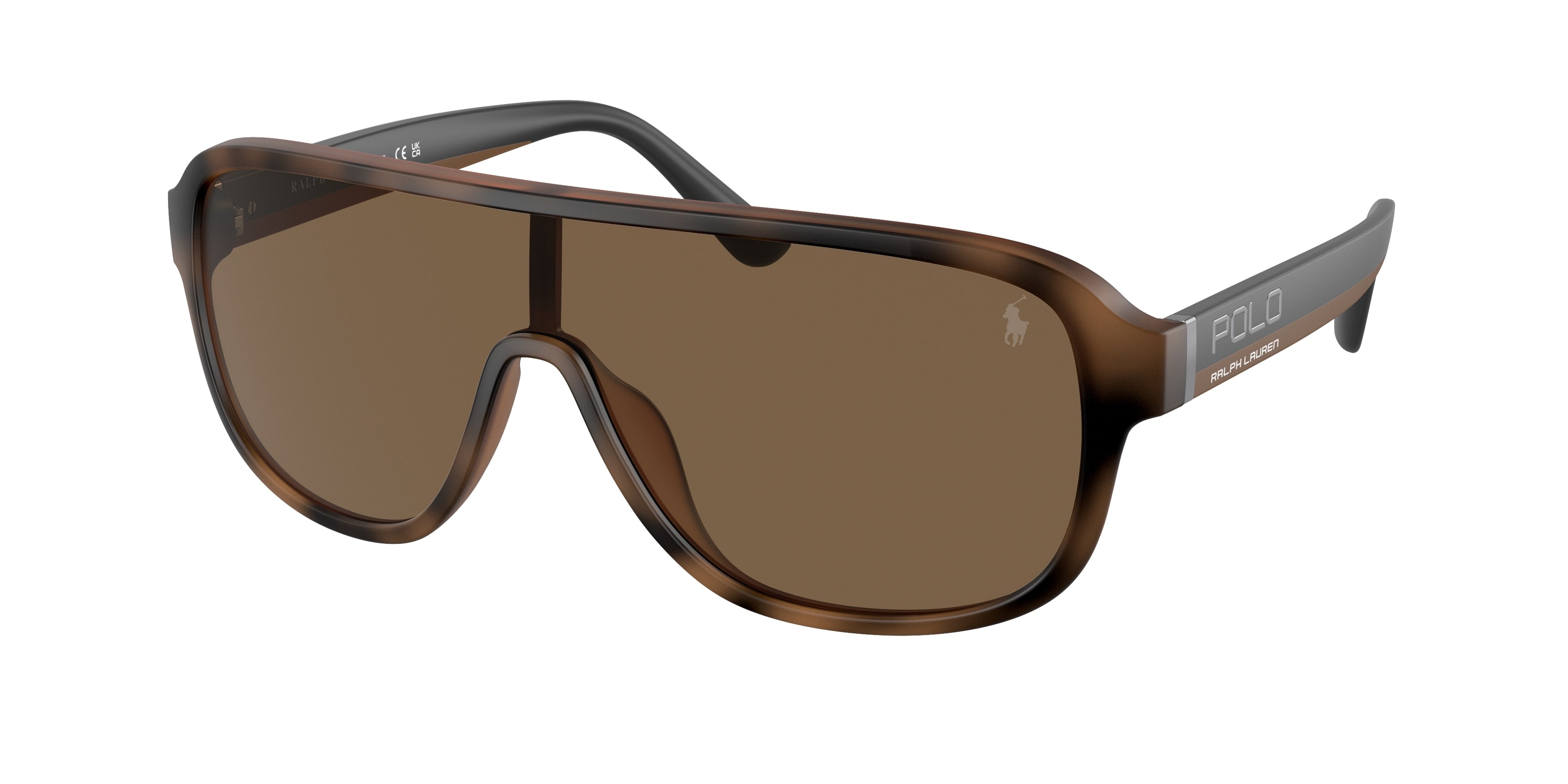 Polo PH4196U Irregular Sunglasses  607073-Matte Havana Brown 60-145-134 - Color Map Brown