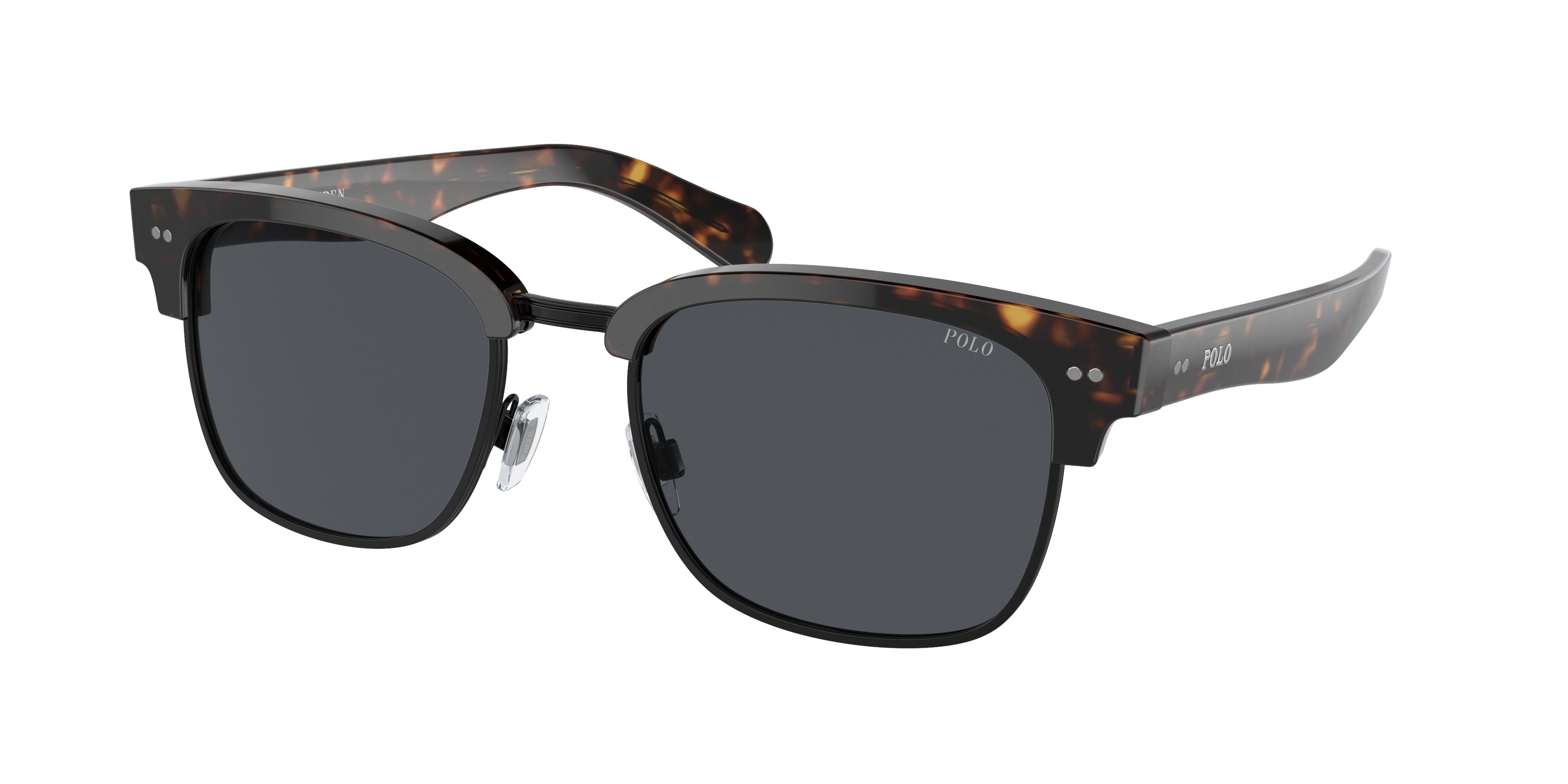 Polo PH4202 Square Sunglasses  500387-Shiny Dark Havana 55-145-21 - Color Map Tortoise