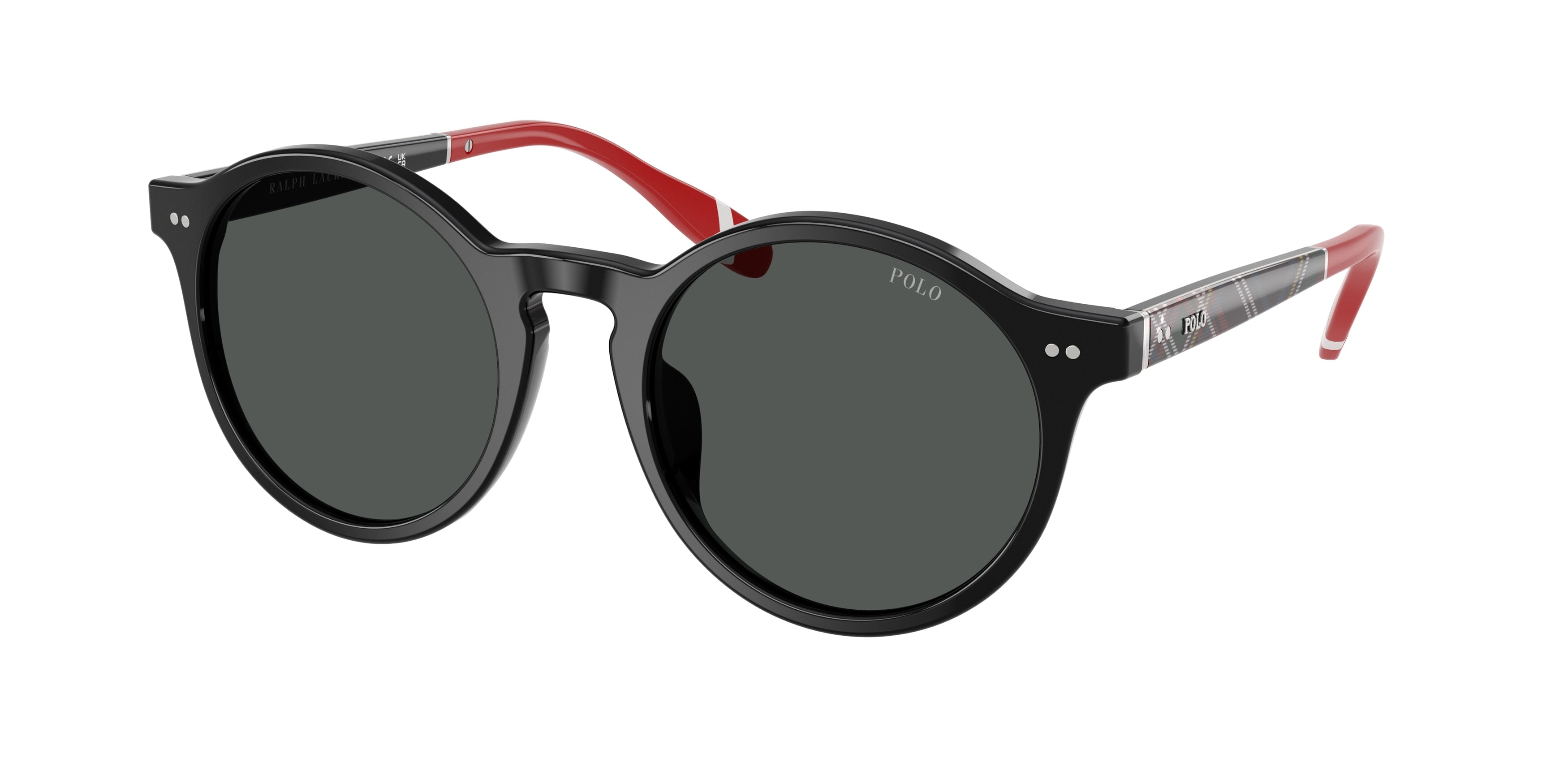 Polo PH4204U Phantos Sunglasses  562687-Shiny Black 53-145-21 - Color Map Black