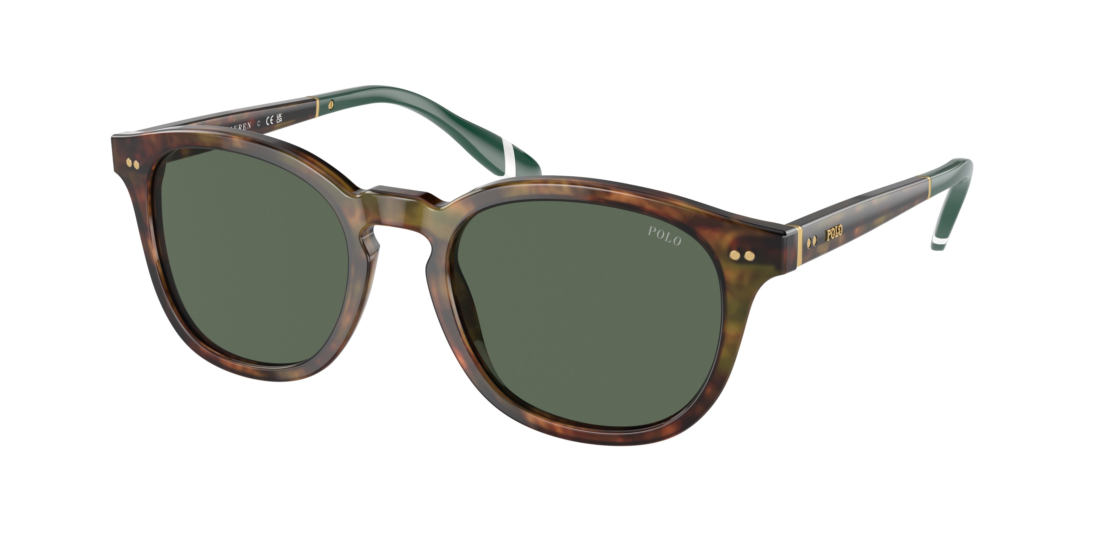 Polo PH4206F Phantos Sunglasses  501771-Shiny Brown Tortoise 52-145-19 - Color Map Tortoise
