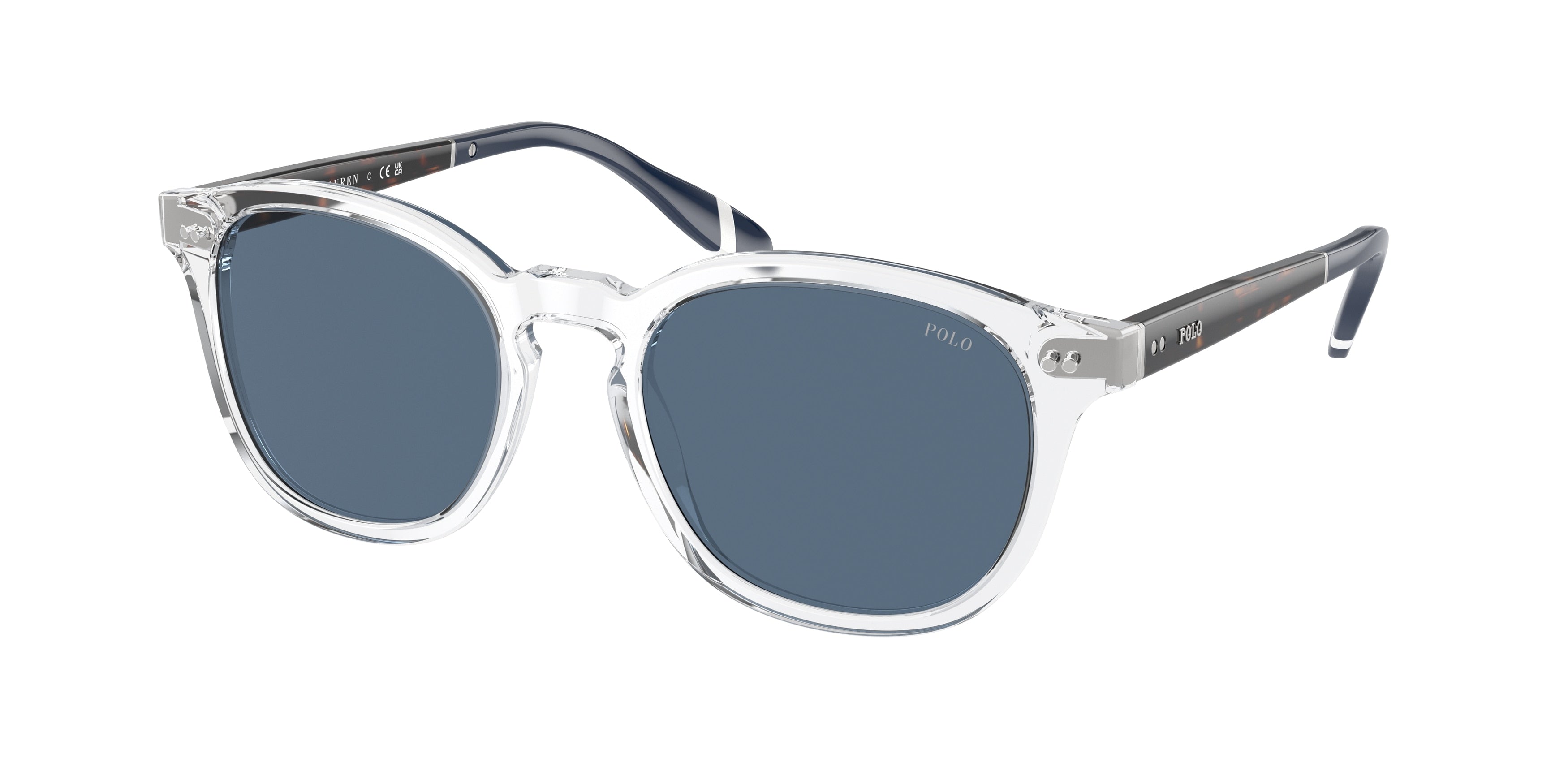 Polo PH4206F Phantos Sunglasses  533180-Shiny Crystal 52-145-19 - Color Map Transparent