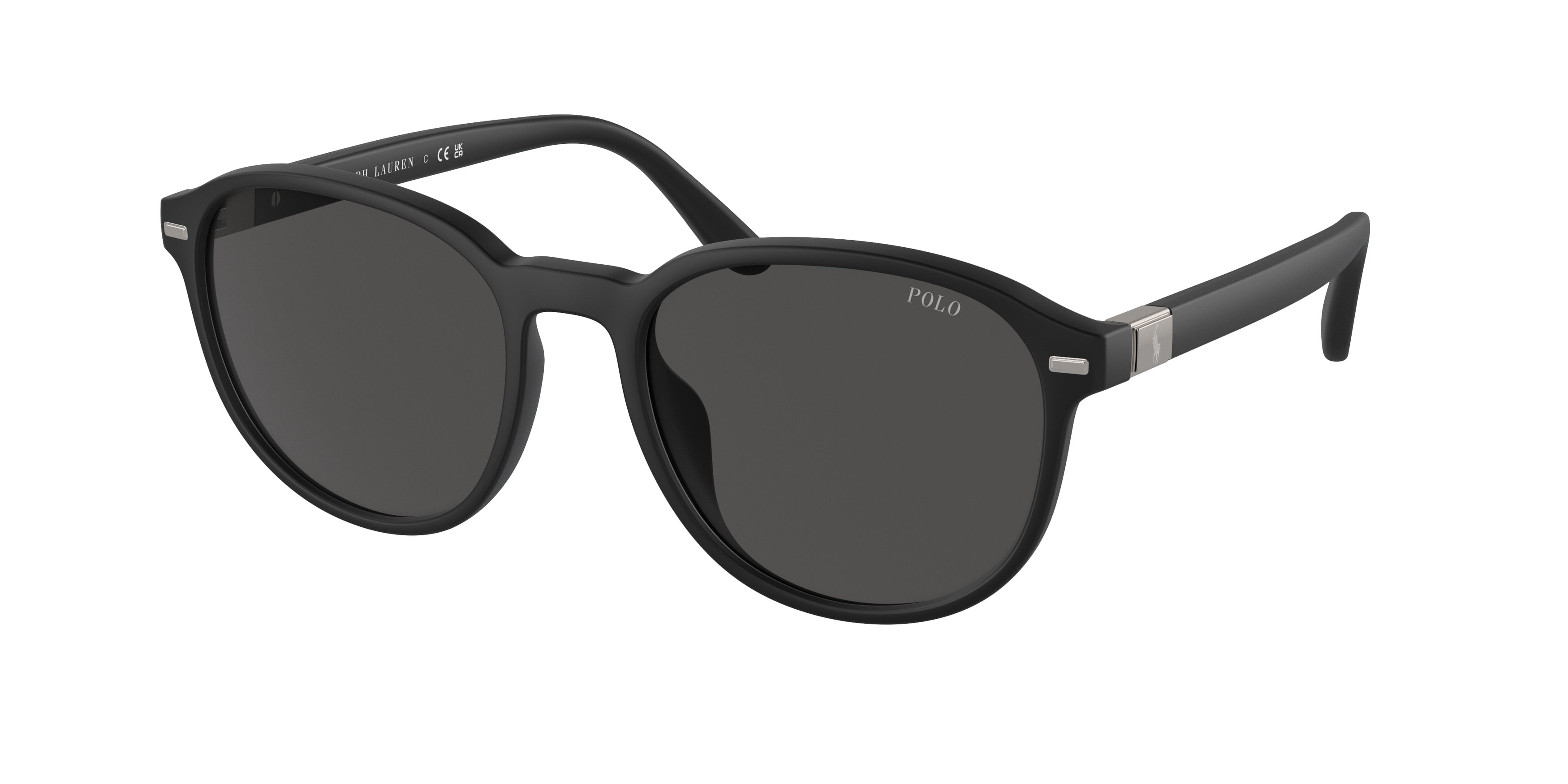 Polo PH4207U Phantos Sunglasses  562487-Matte Black 54-145-19 - Color Map Black
