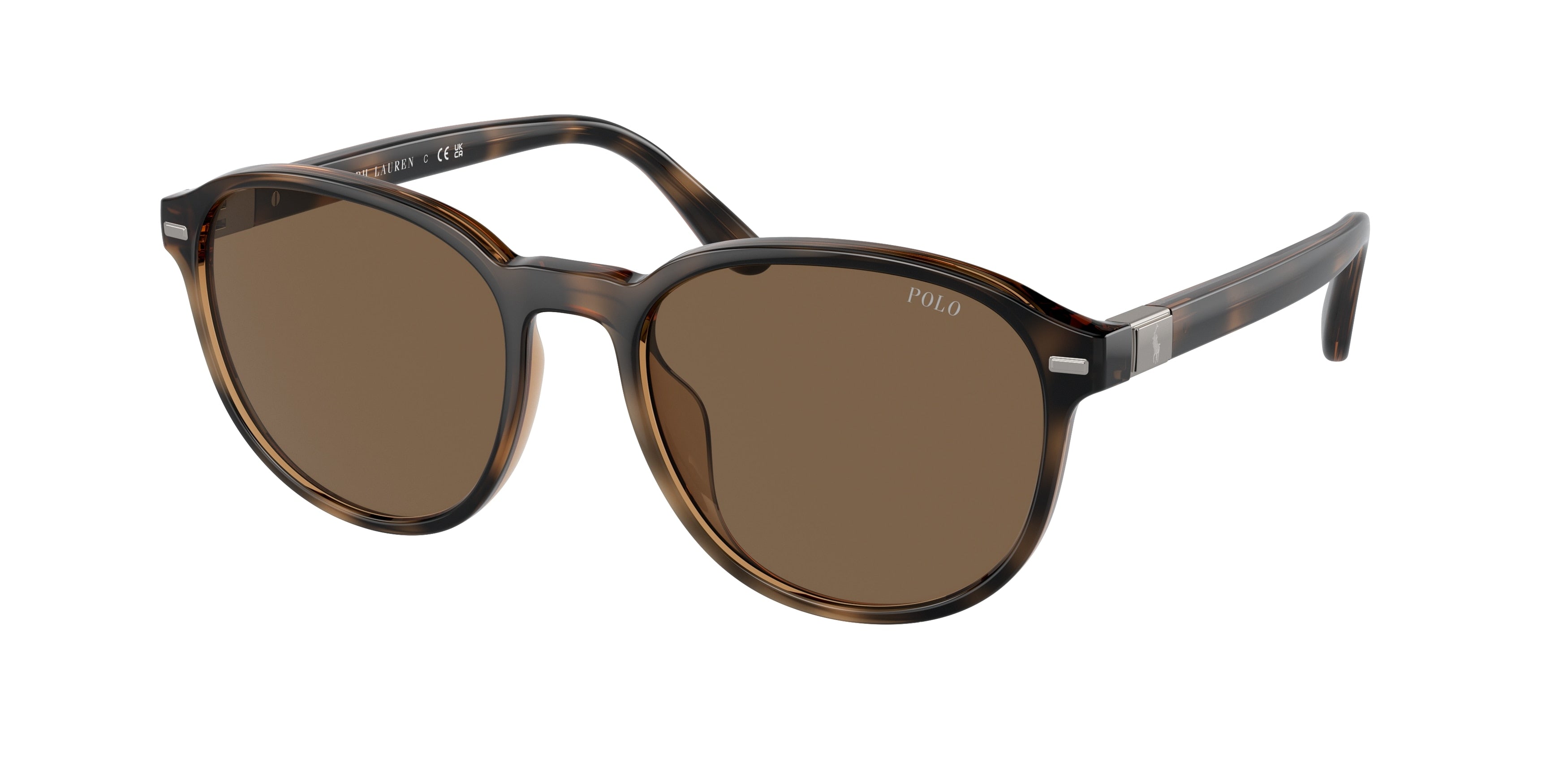 Polo PH4207U Phantos Sunglasses  597473-Shiny Havana 54-145-19 - Color Map Tortoise
