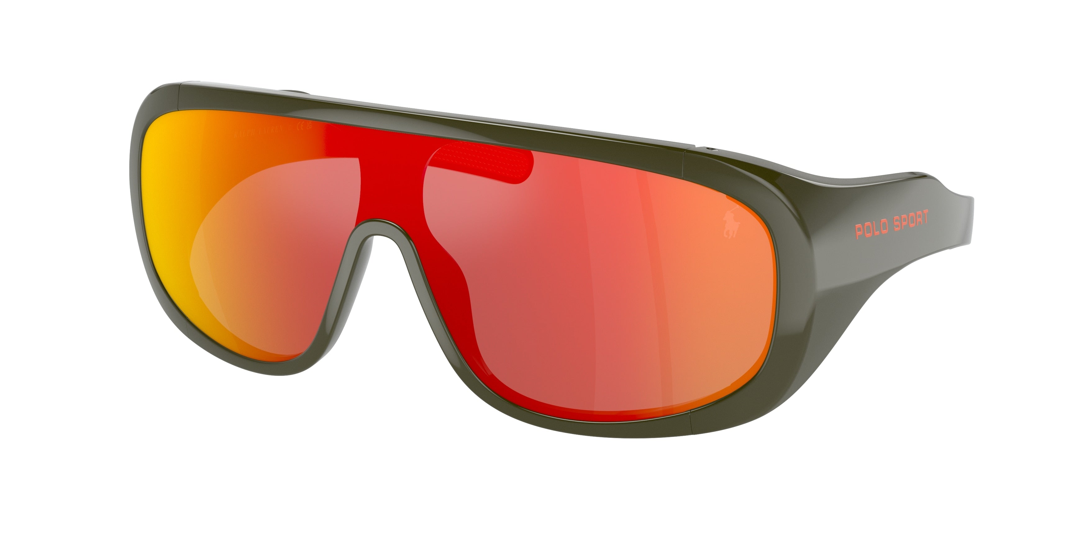 Polo PH4215U Irregular Sunglasses  52166Q-Shiny Olive 38-145-138 - Color Map Green