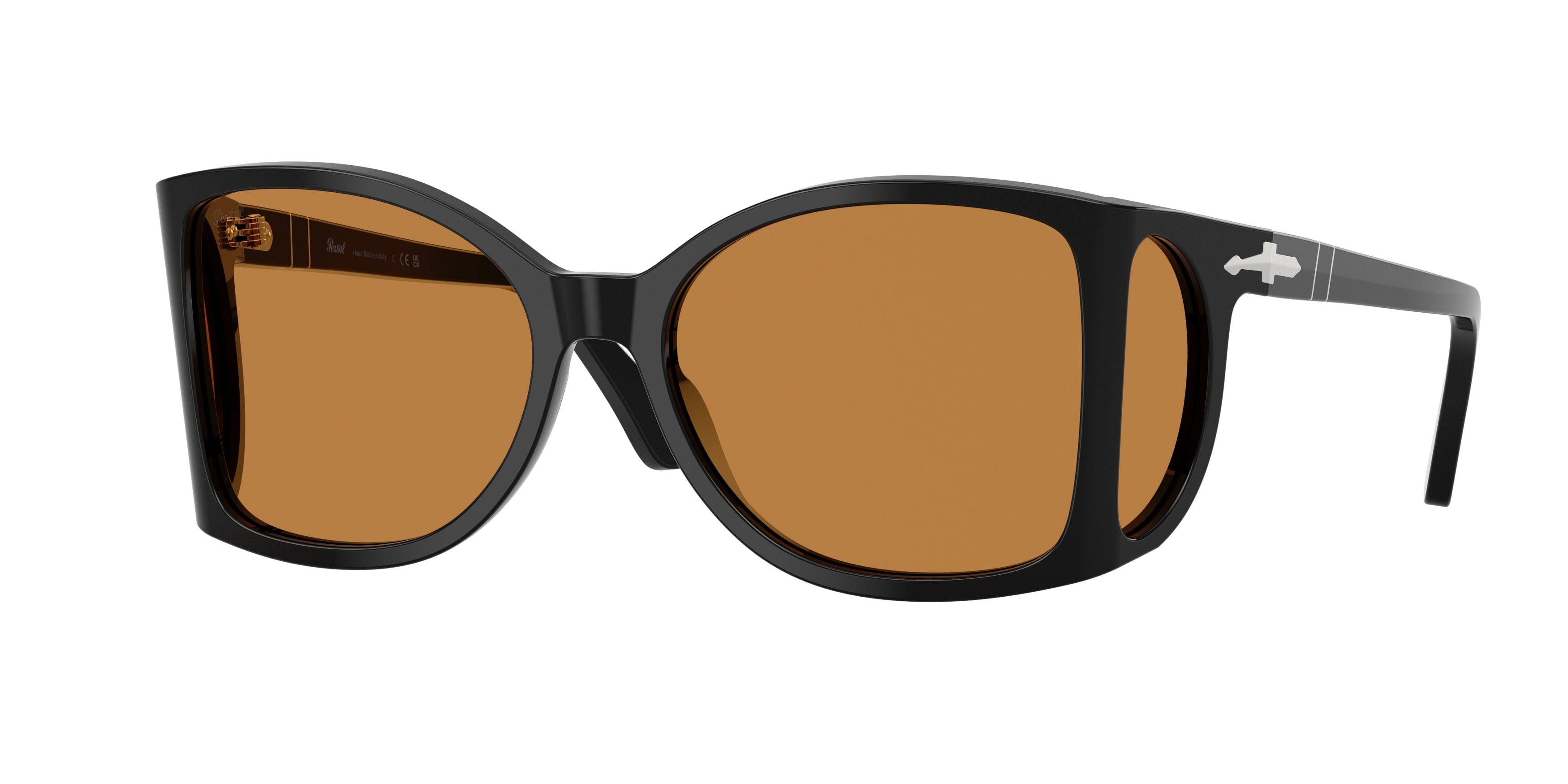 Persol PO0005 Square Sunglasses  95/53-Black 55-125-17 - Color Map Black