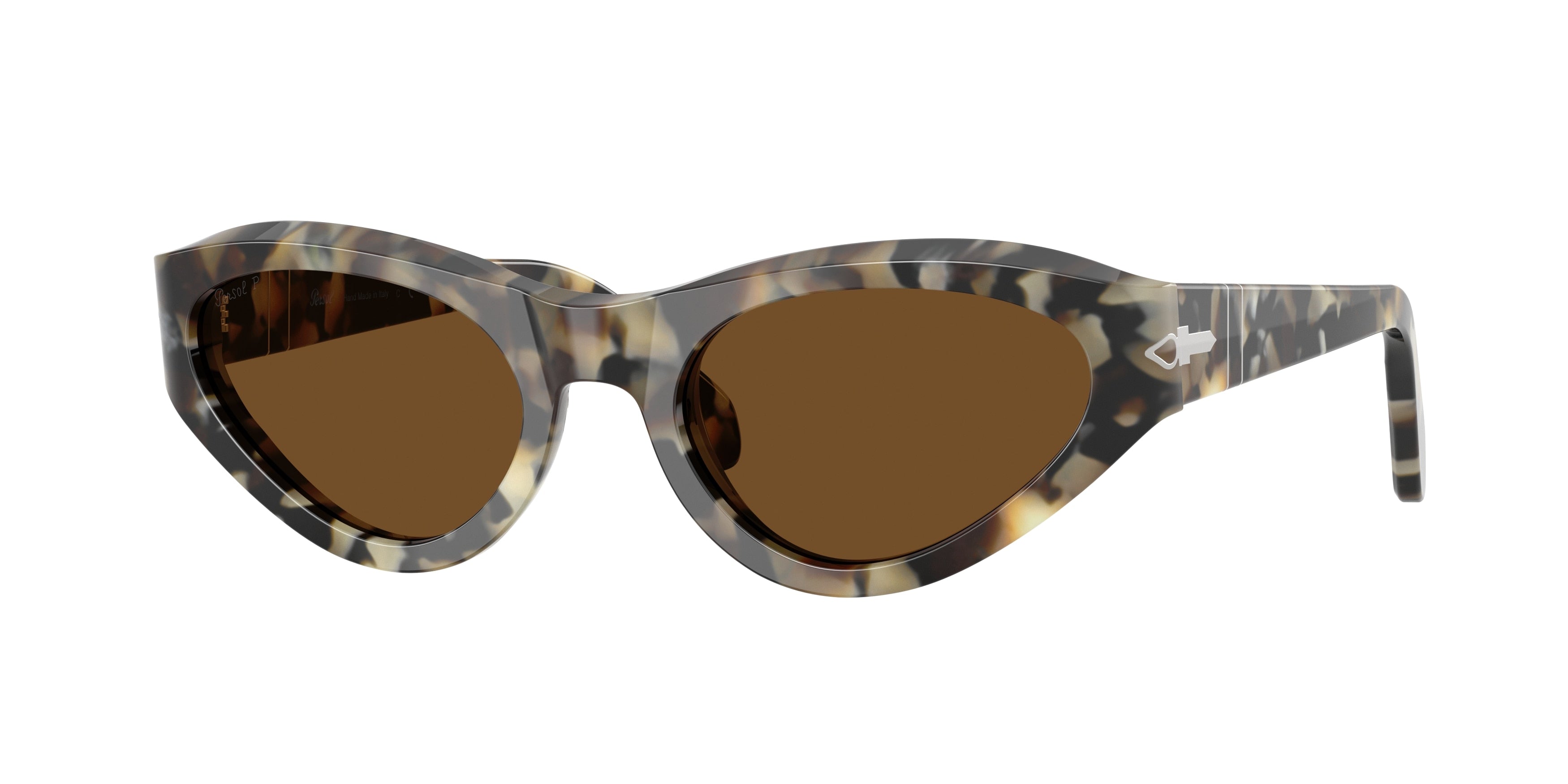 Persol PO0052S Butterfly Sunglasses  107157-Brown Tortoise 53-140-20 - Color Map Tortoise