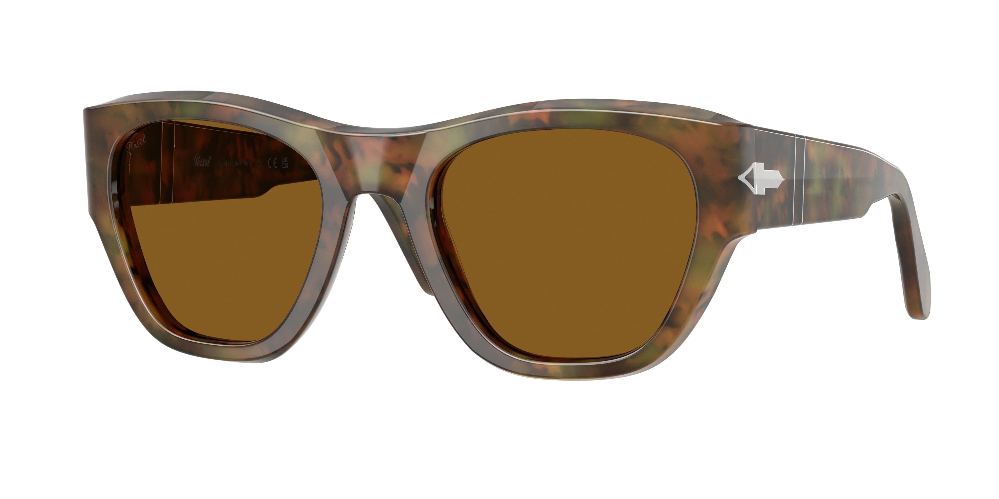 Persol PO0054S Pillow Sunglasses  108/33-Caffe 53-145-22 - Color Map Tortoise