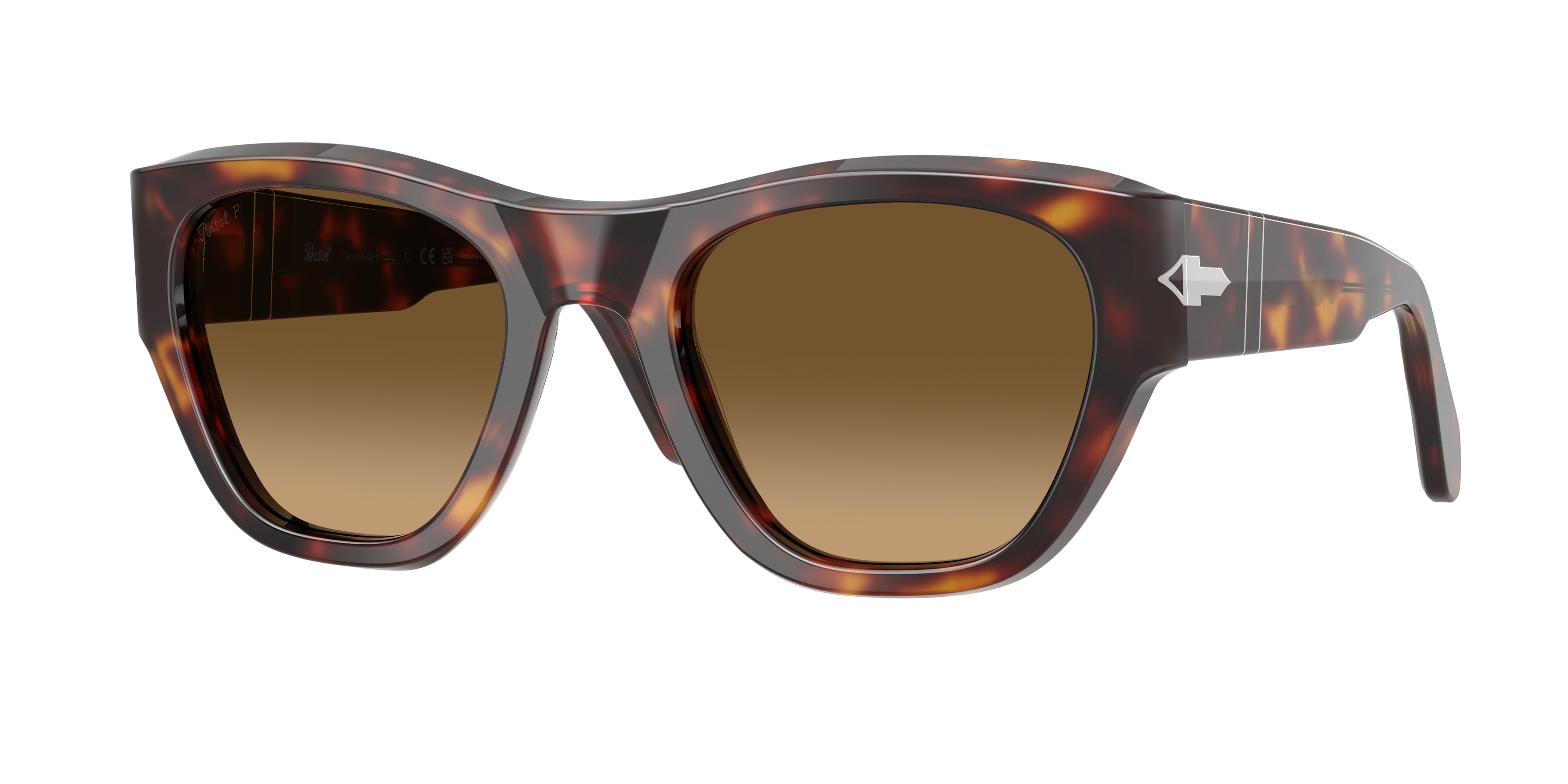 Persol PO0054S Pillow Sunglasses  24/M2-Havana 53-145-22 - Color Map Tortoise