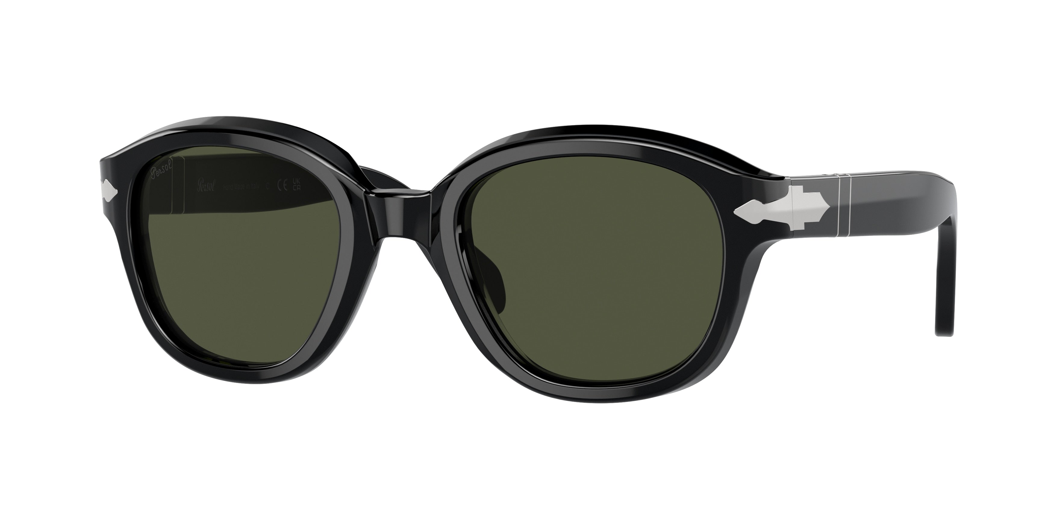 Persol PO0060S Phantos Sunglasses  95/31-Black 52-145-23 - Color Map Black