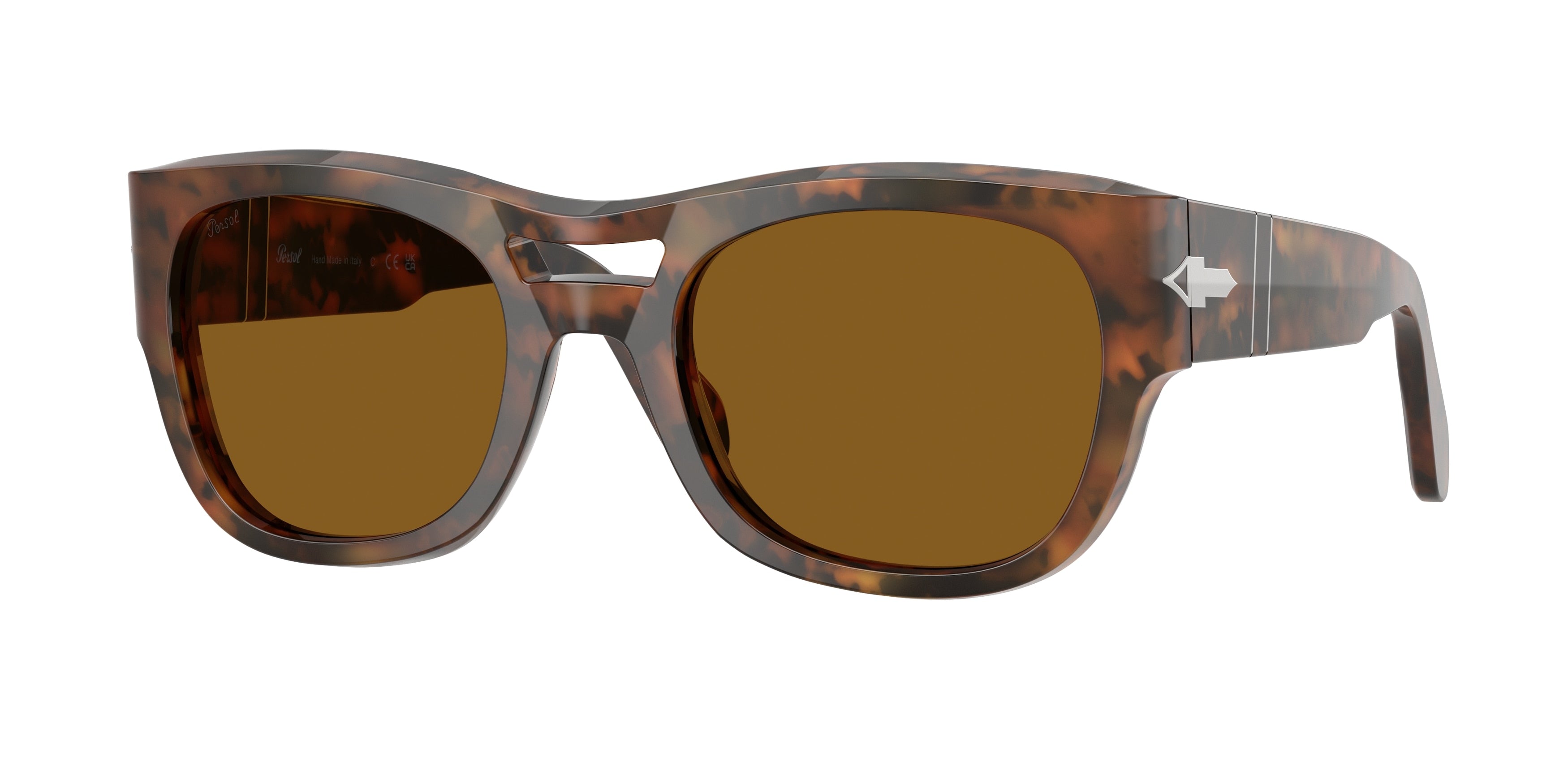 Persol PO0064S Pillow Sunglasses  108/33-Caffe 54-145-22 - Color Map Tortoise