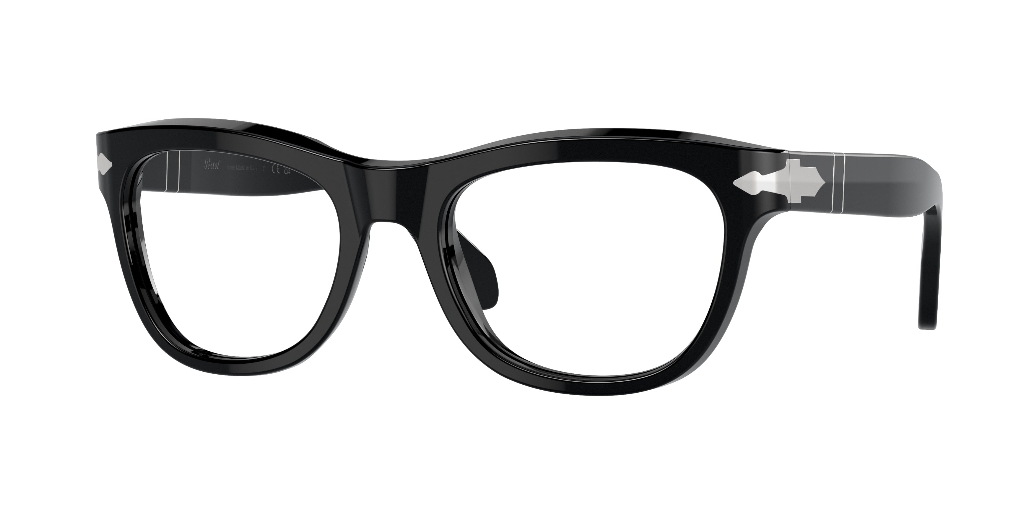 Persol PO0086V Pillow Eyeglasses  95-Black 54-145-20 - Color Map Black