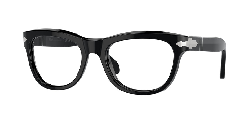 Persol PO0086V Pillow Eyeglasses  95-Black 54-145-20 - Color Map Black