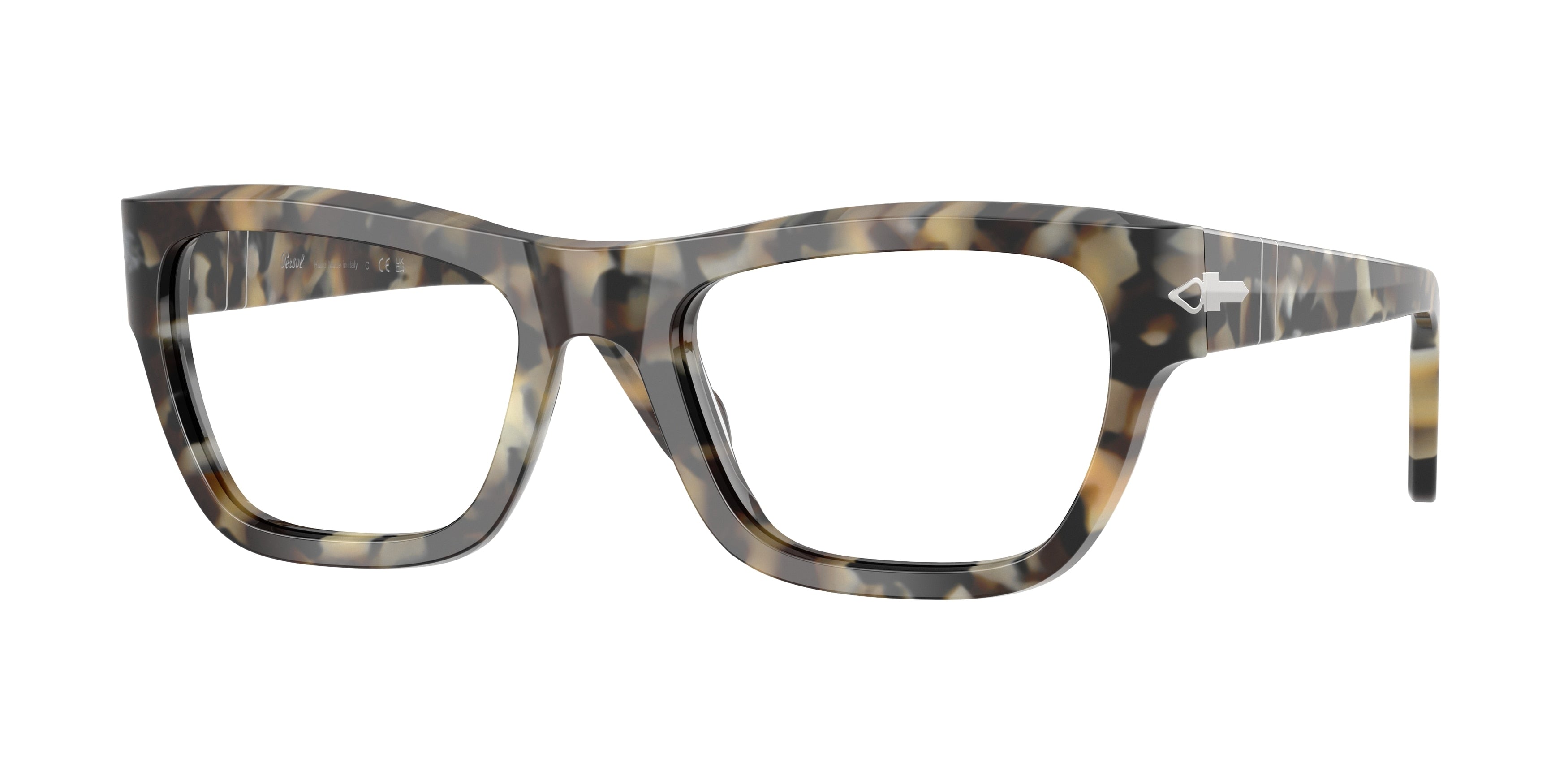 Persol PO0091V Pillow Eyeglasses  1071-Brown Tortoise 53-140-20 - Color Map Tortoise