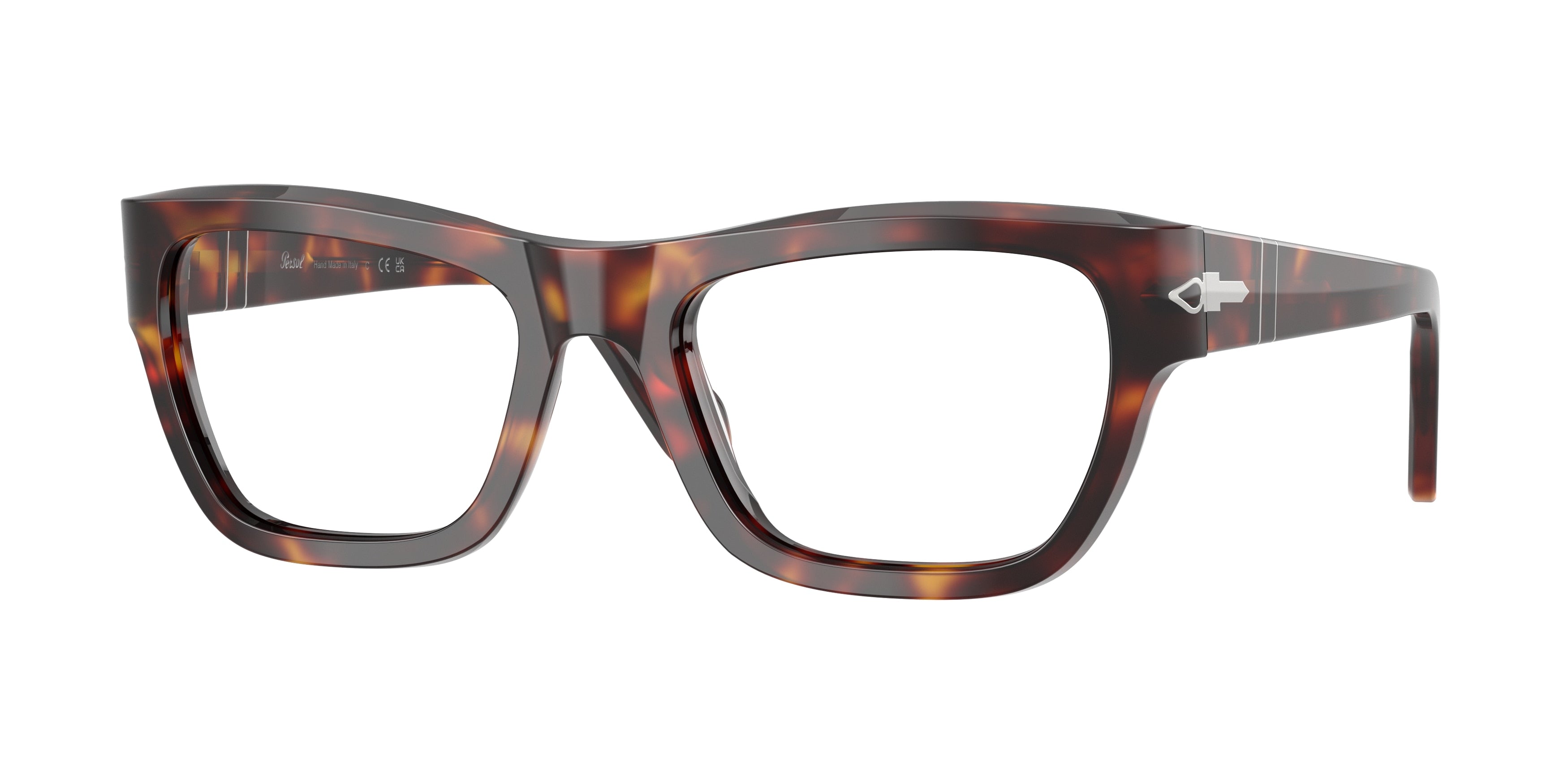 Persol PO0091V Pillow Eyeglasses  24-Havana 53-140-20 - Color Map Tortoise