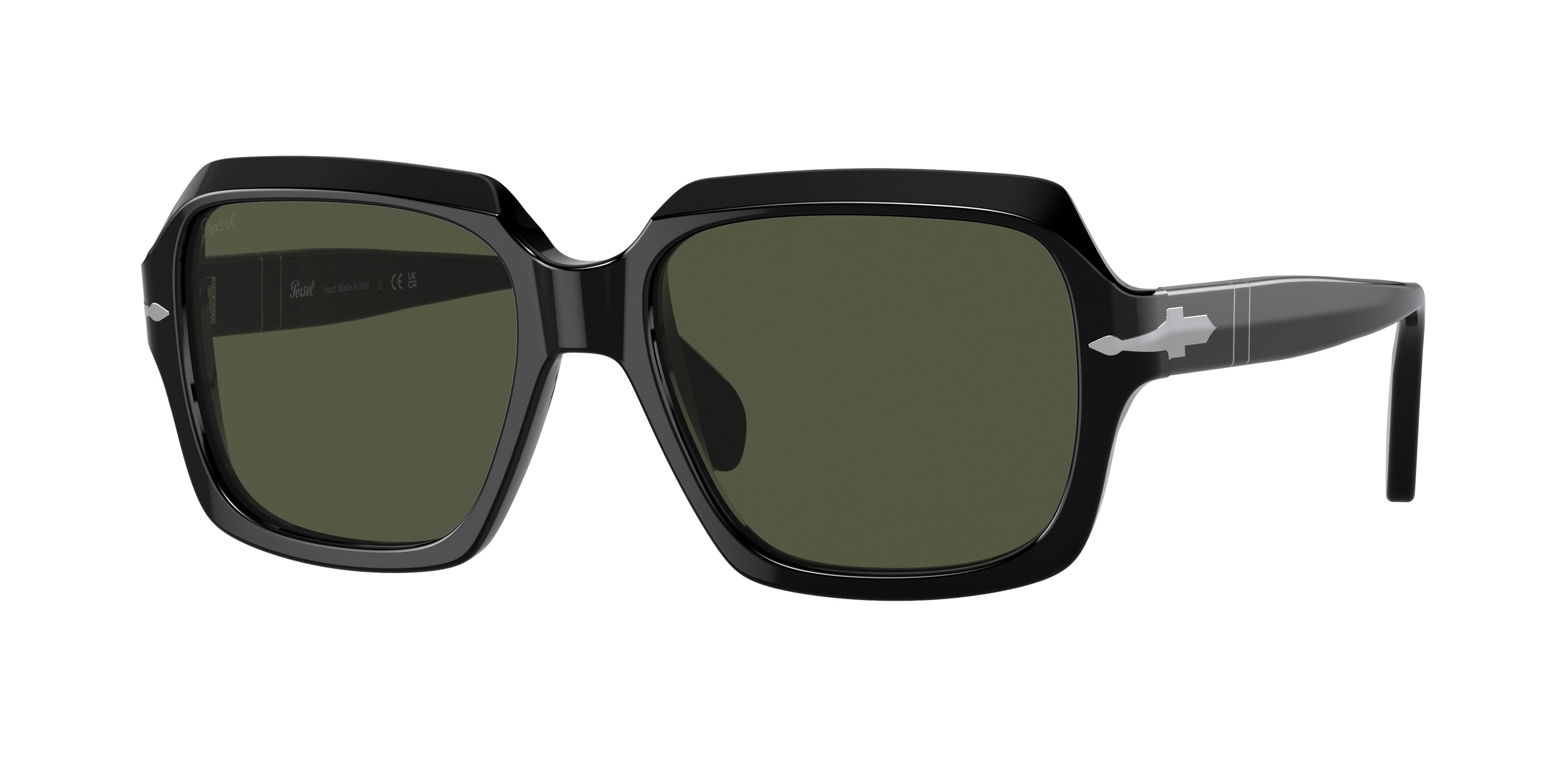 Persol PO0581S Square Sunglasses  95/31-Black 54-145-17 - Color Map Black