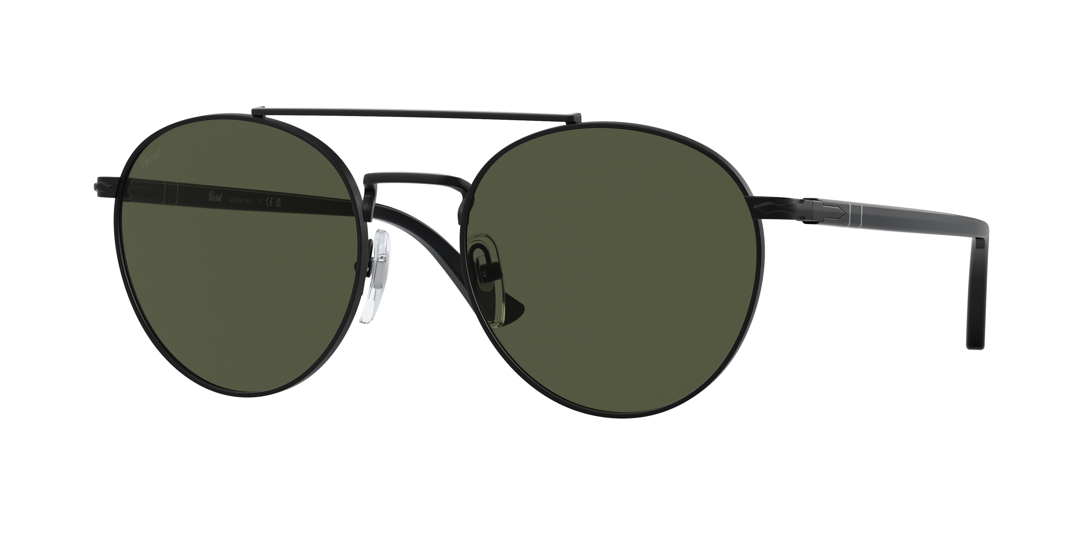Persol PO1011S Pillow Sunglasses  107831-Black 54-145-20 - Color Map Black