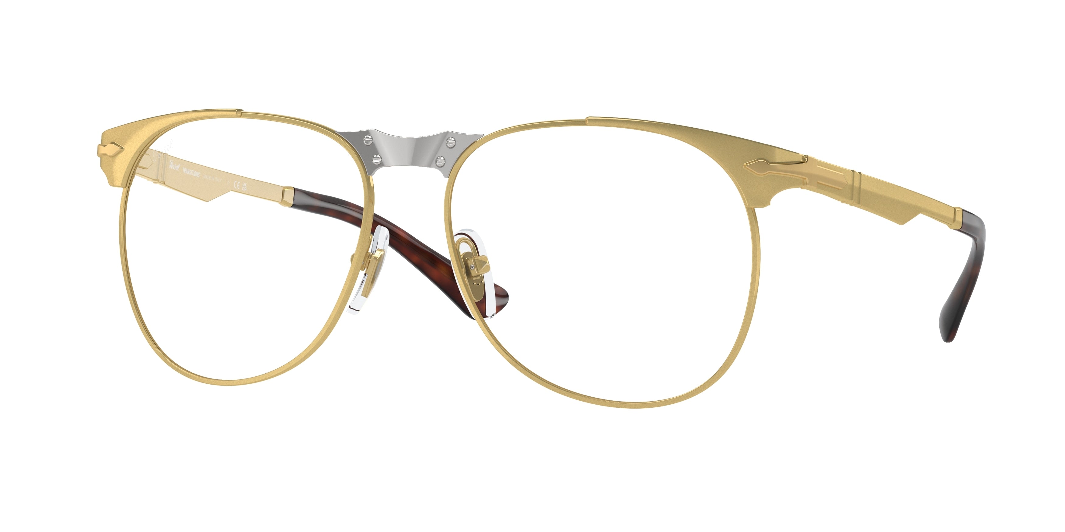 Persol PO1016S Pilot Sunglasses  515/GI-Gold 57-145-16 - Color Map Gold