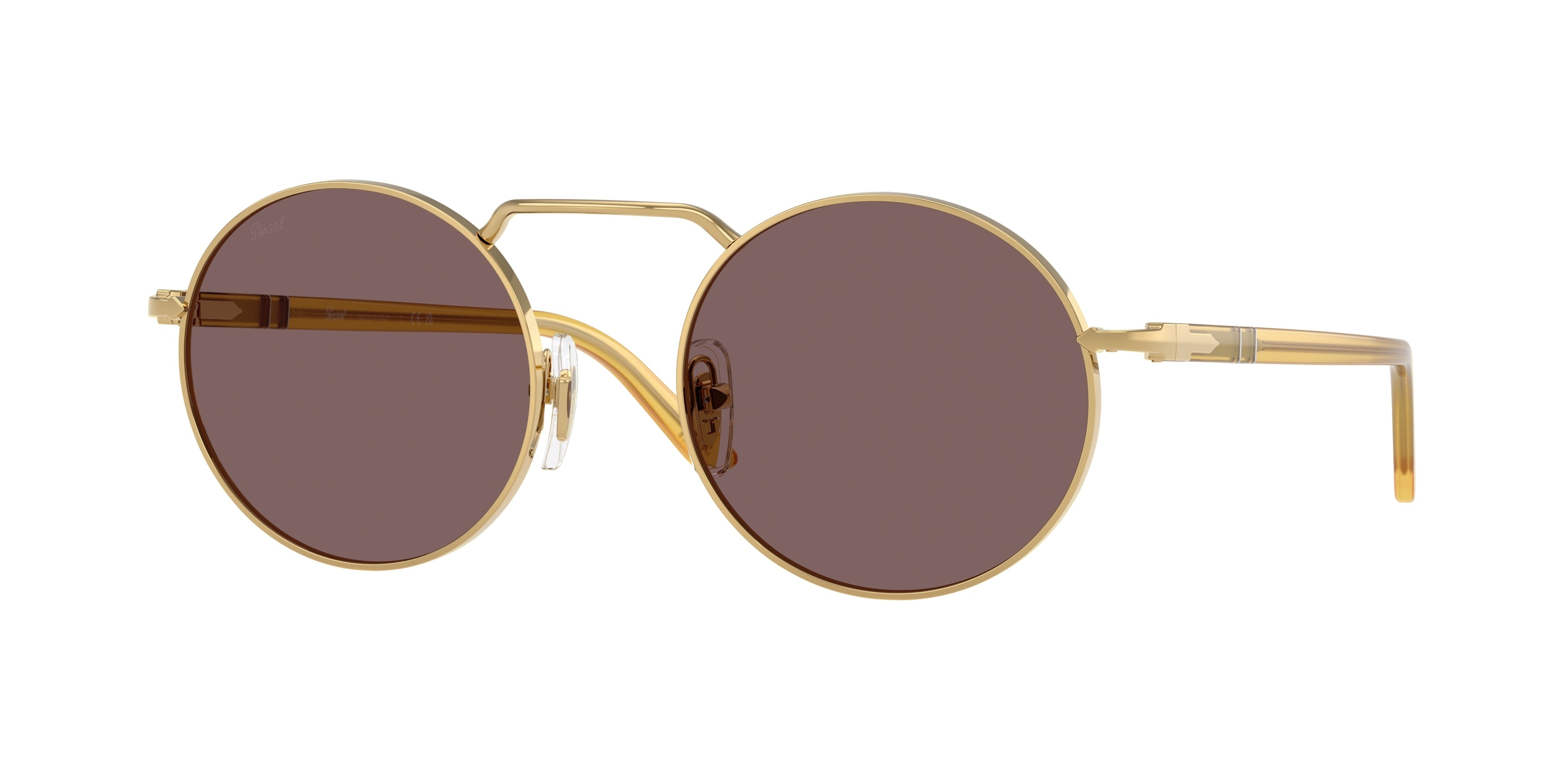Persol PO1019S Rectangle Sunglasses  112953-Gold 53-140-20 - Color Map Gold