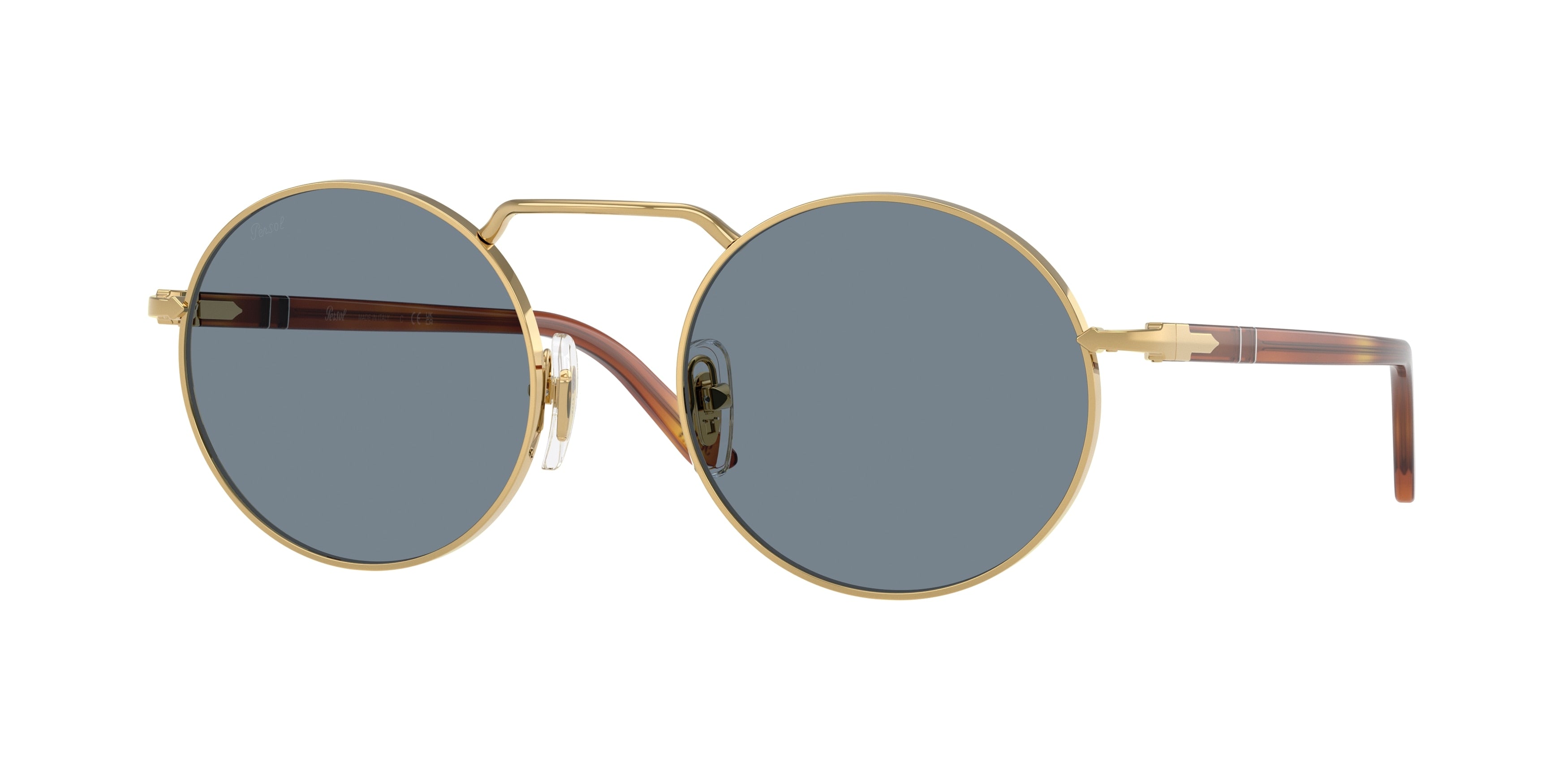 Persol PO1019S Rectangle Sunglasses  113256-Gold 53-140-20 - Color Map Gold