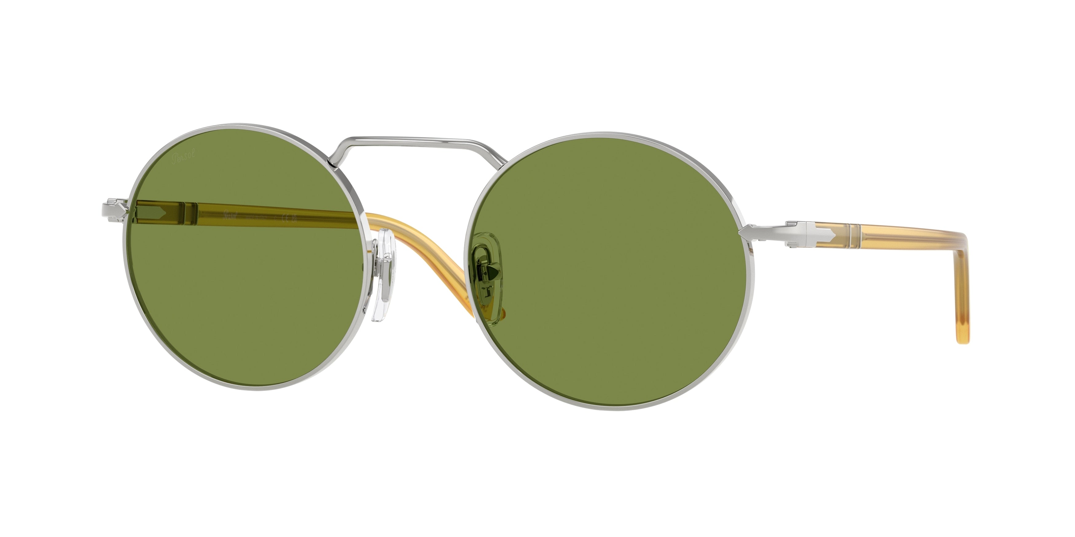 Persol PO1019S Rectangle Sunglasses  518/4E-Silver 53-140-20 - Color Map Silver