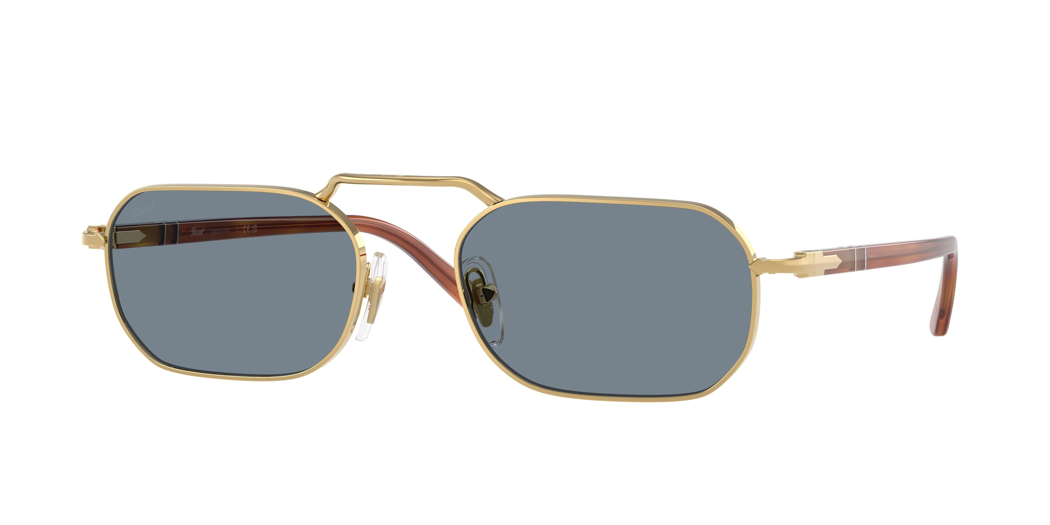 Persol PO1020S Rectangle Sunglasses  113256-Gold 57-140-20 - Color Map Gold