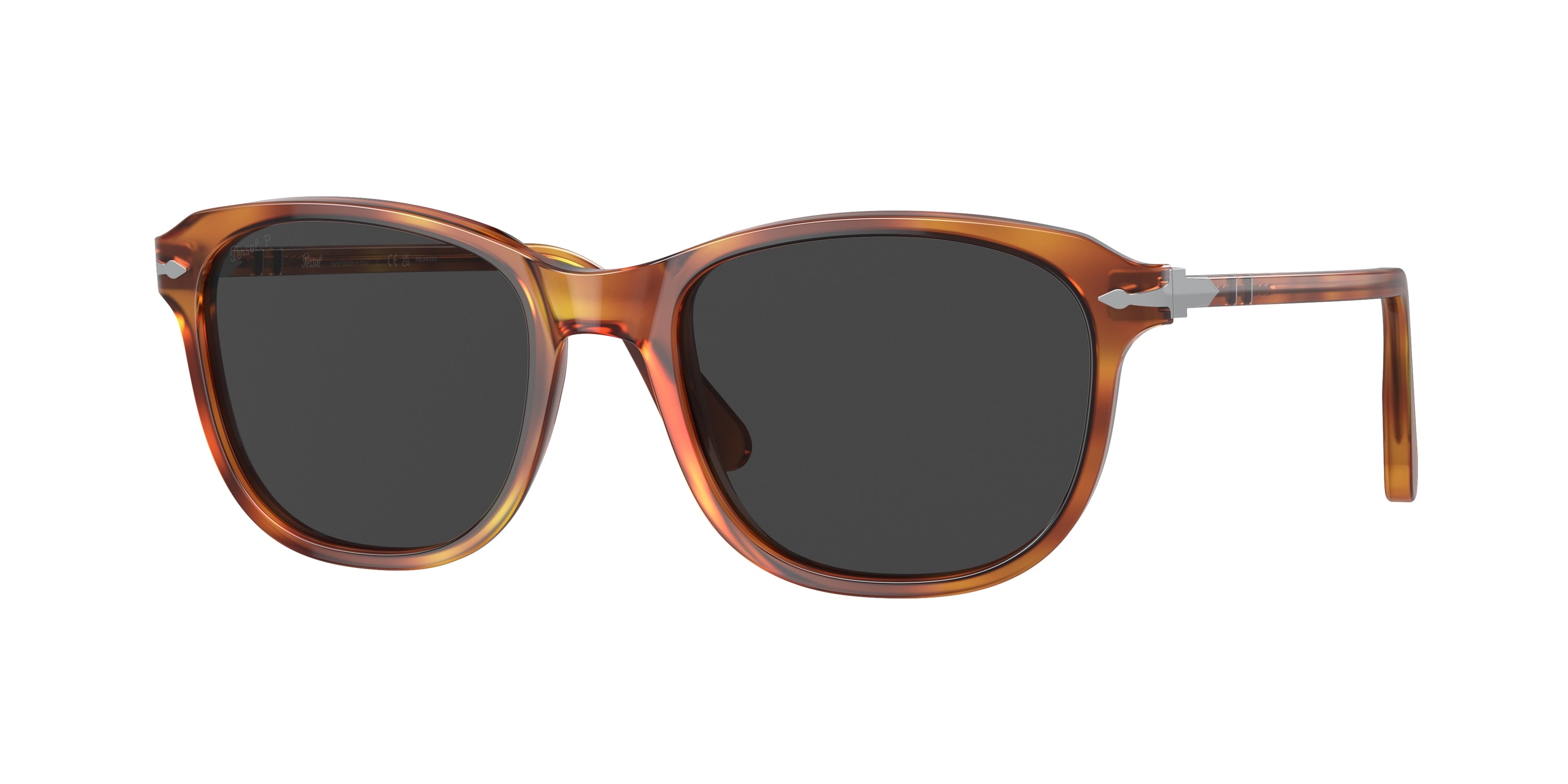 Persol PO1935S Pillow Sunglasses  96/48-Terra Di Siena 57-145-19 - Color Map Brown