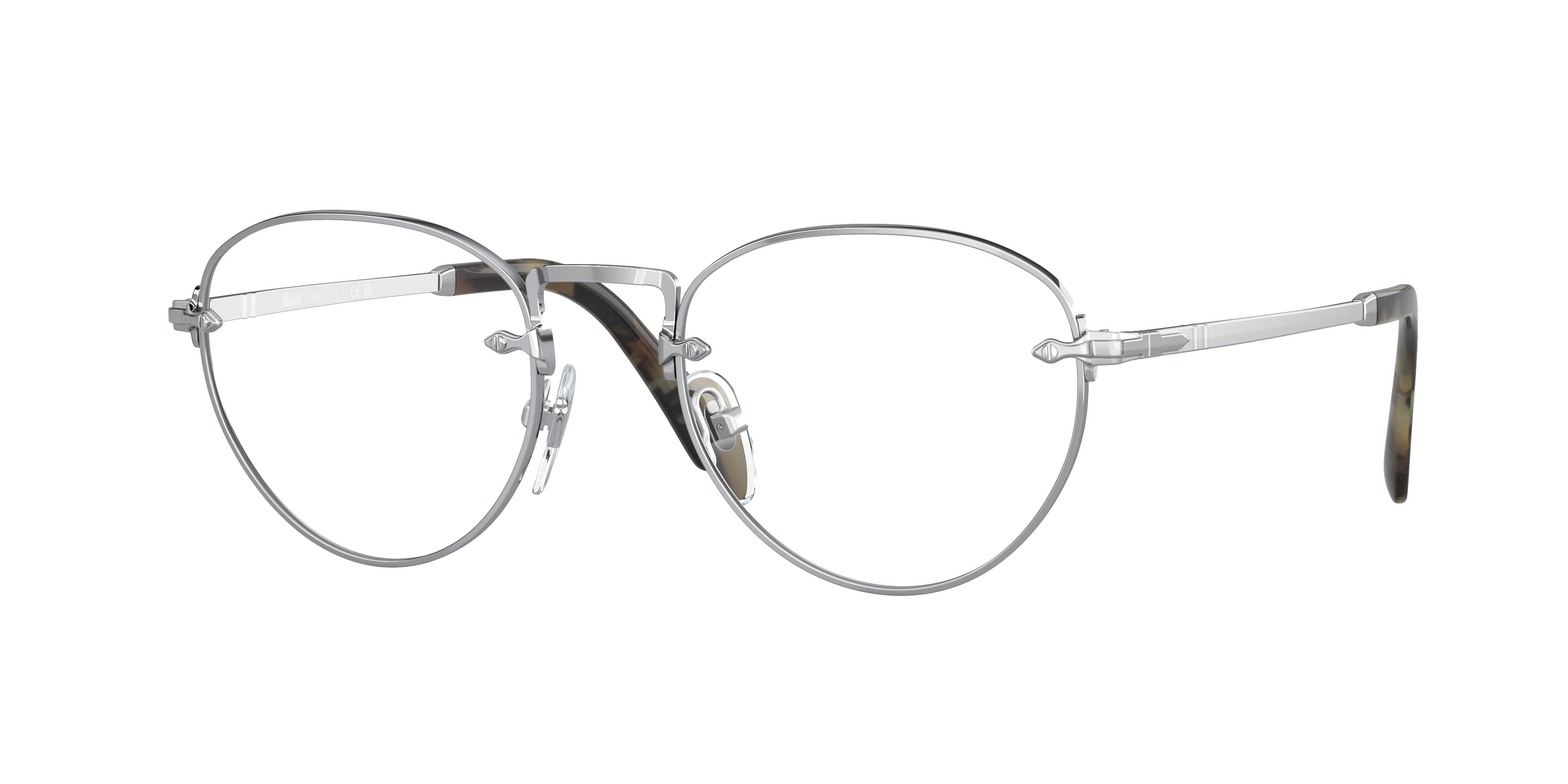 Persol PO2491V Phantos Eyeglasses  1122-Silver 51-145-20 - Color Map Silver