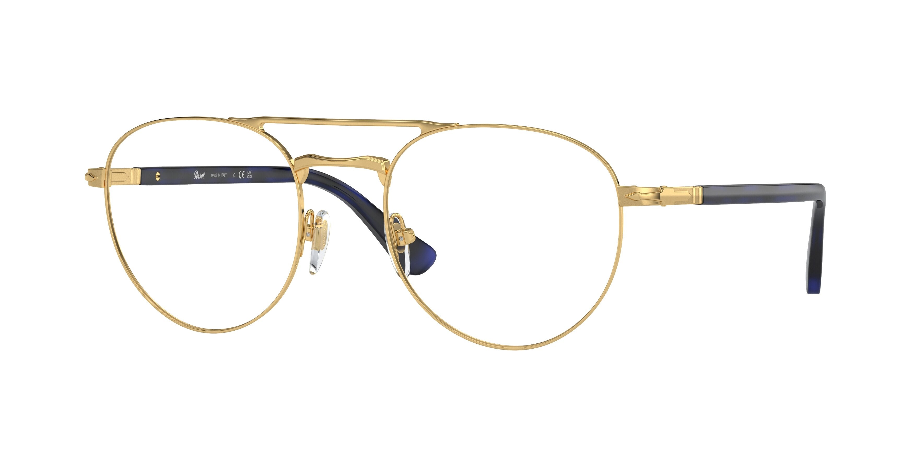 Persol PO2495V Phantos Eyeglasses  1141-Gold 51-145-20 - Color Map Gold