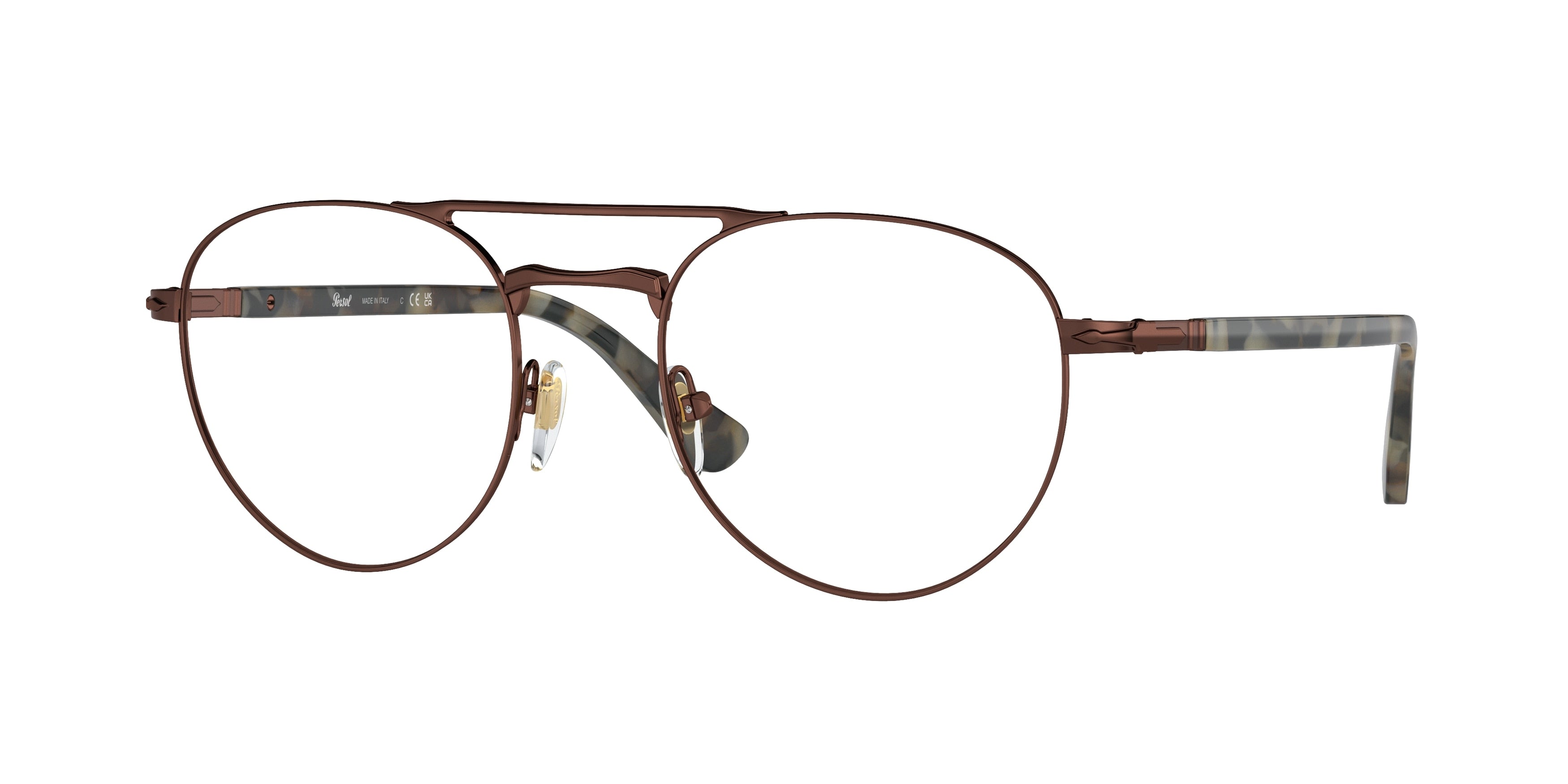 Persol PO2495V Phantos Eyeglasses  1148-Brown 49-140-20 - Color Map Brown