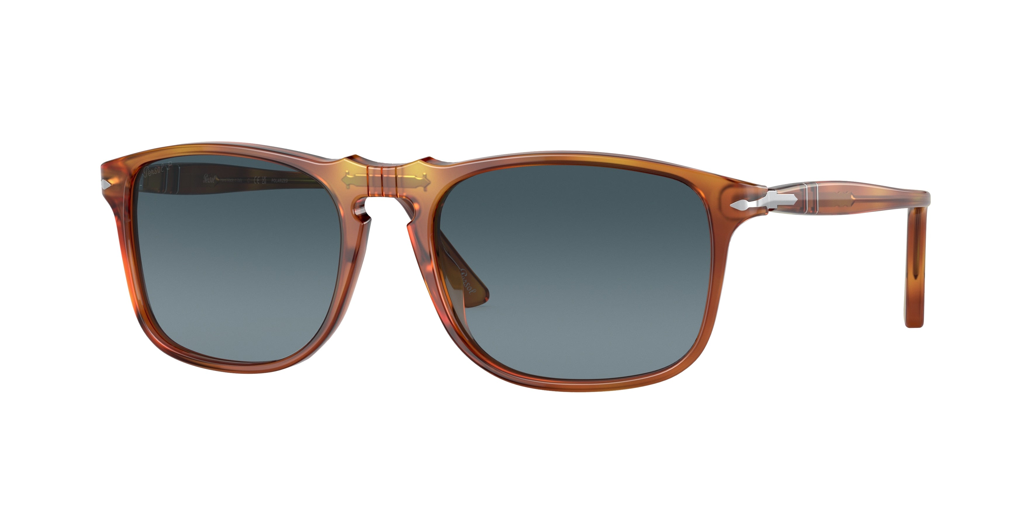 Persol PO3059S Square Sunglasses  96/S3-Terra Di Siena 54-145-18 - Color Map Brown