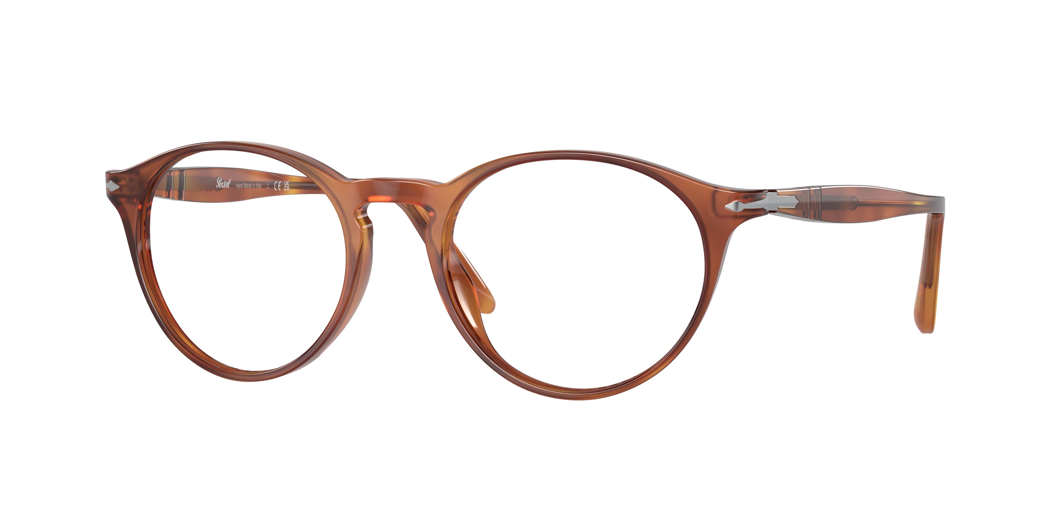 Persol PO3092V Phantos Eyeglasses  96-Terra Di Siena 50-145-19 - Color Map Brown