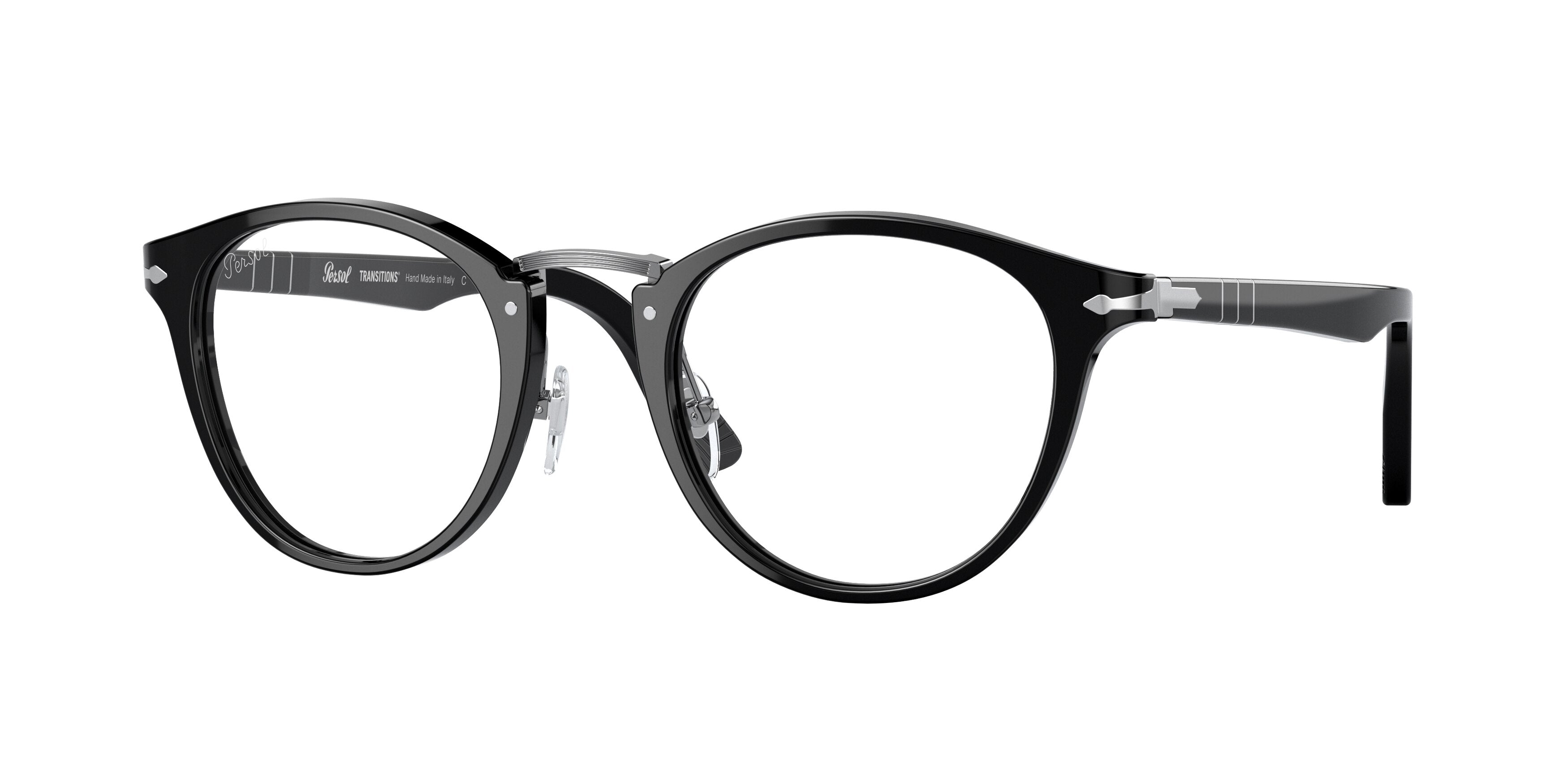 Persol PO3108S Phantos Sunglasses  95/GH-Black 49-145-22 - Color Map Black