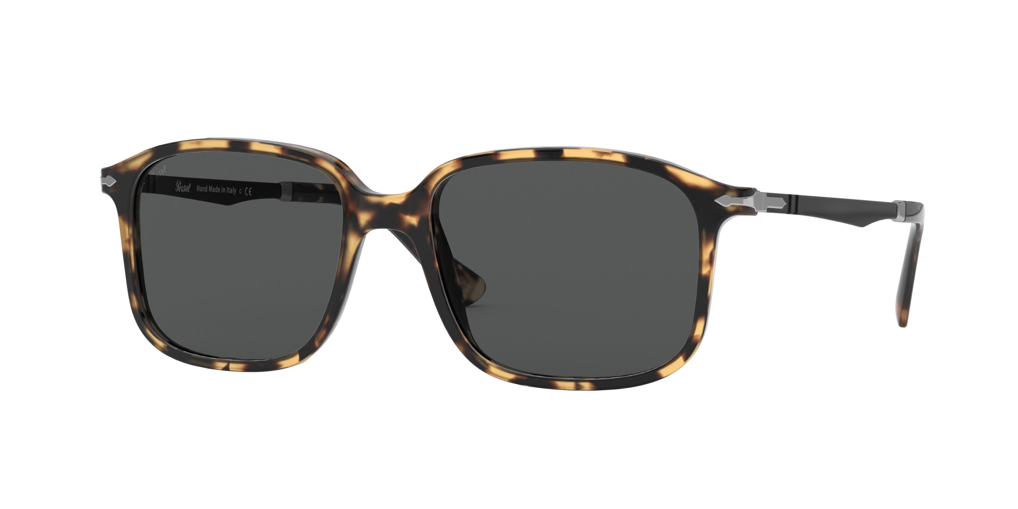 Persol PO3246S Rectangle Sunglasses  1056B1-Light Havana 53-140-17 - Color Map Tortoise