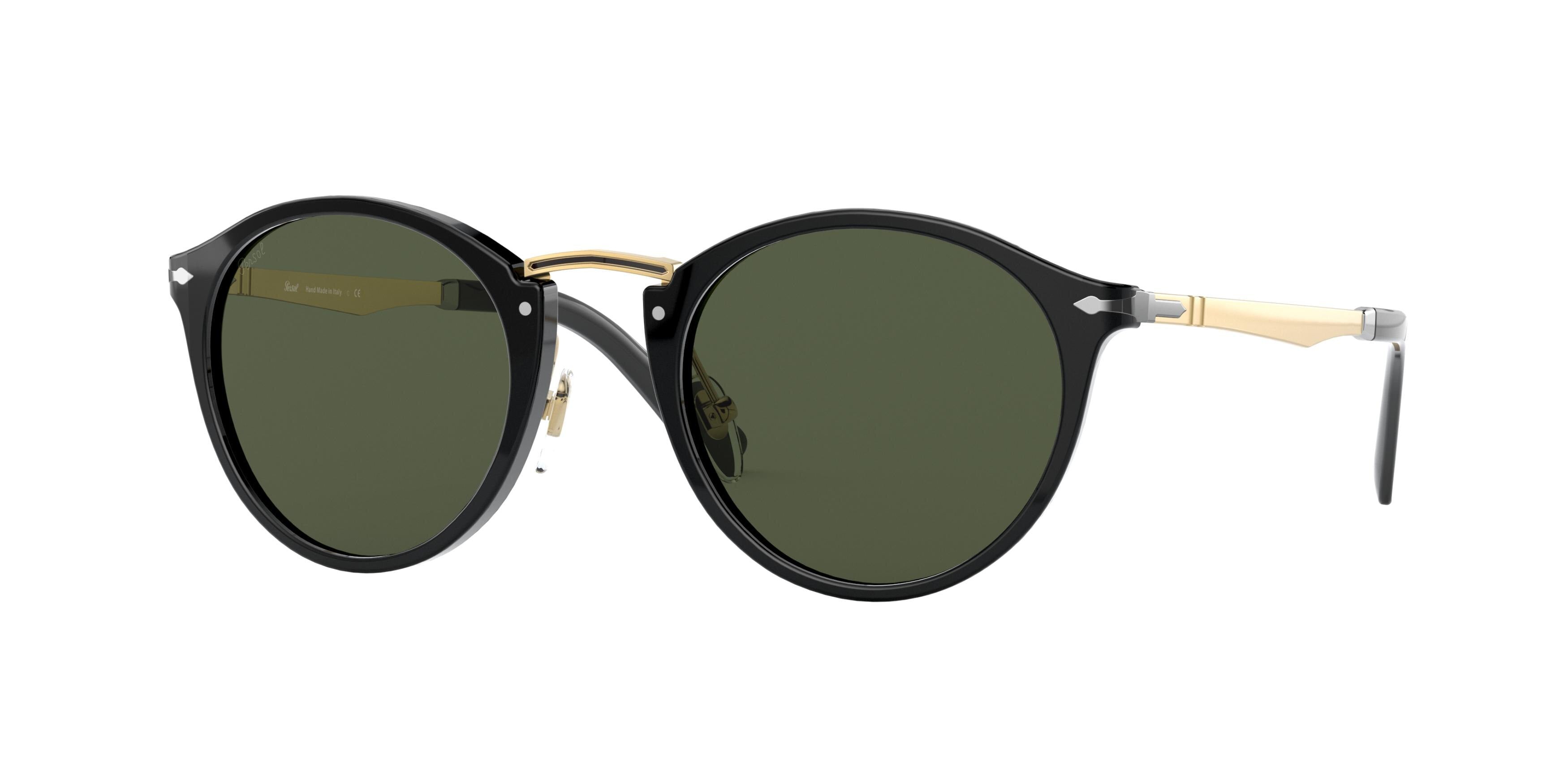 Persol PO3248S Phantos Sunglasses  95/31-Black 49-140-22 - Color Map Black