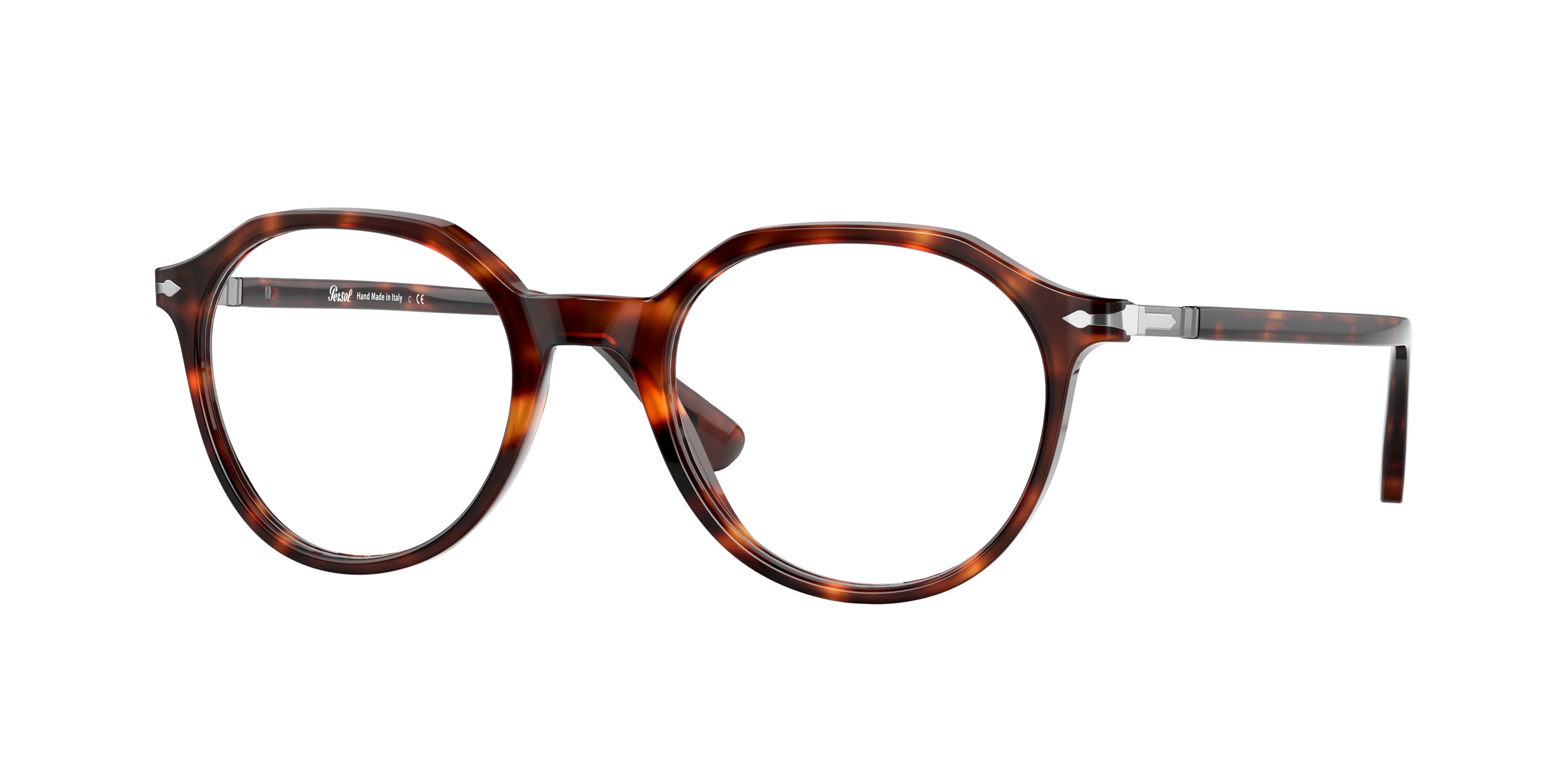 Persol PO3253V Phantos Eyeglasses  24-Havana 49-145-20 - Color Map Tortoise