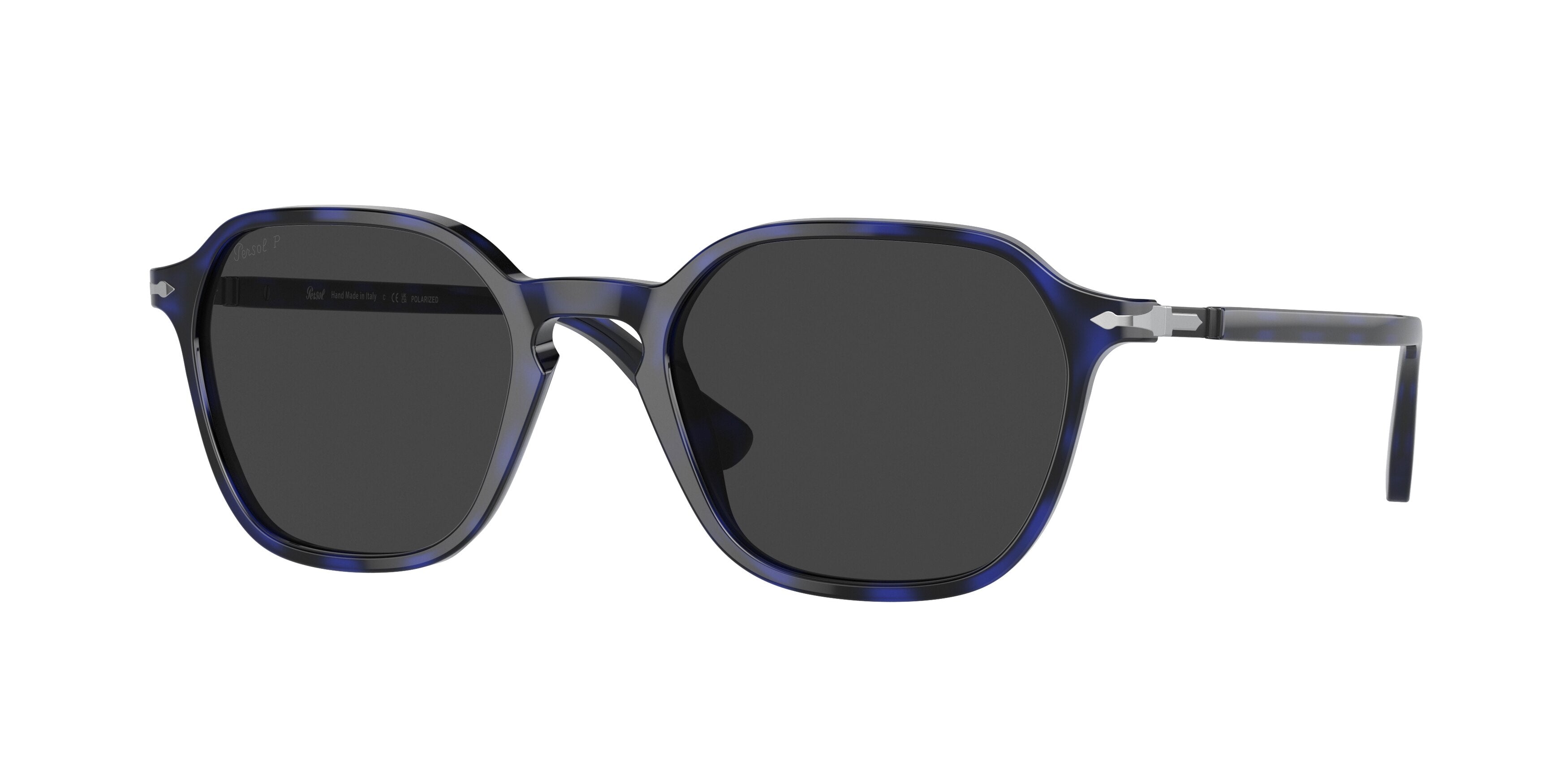 Persol PO3256S Square Sunglasses  109948-Blue 51-145-20 - Color Map Blue