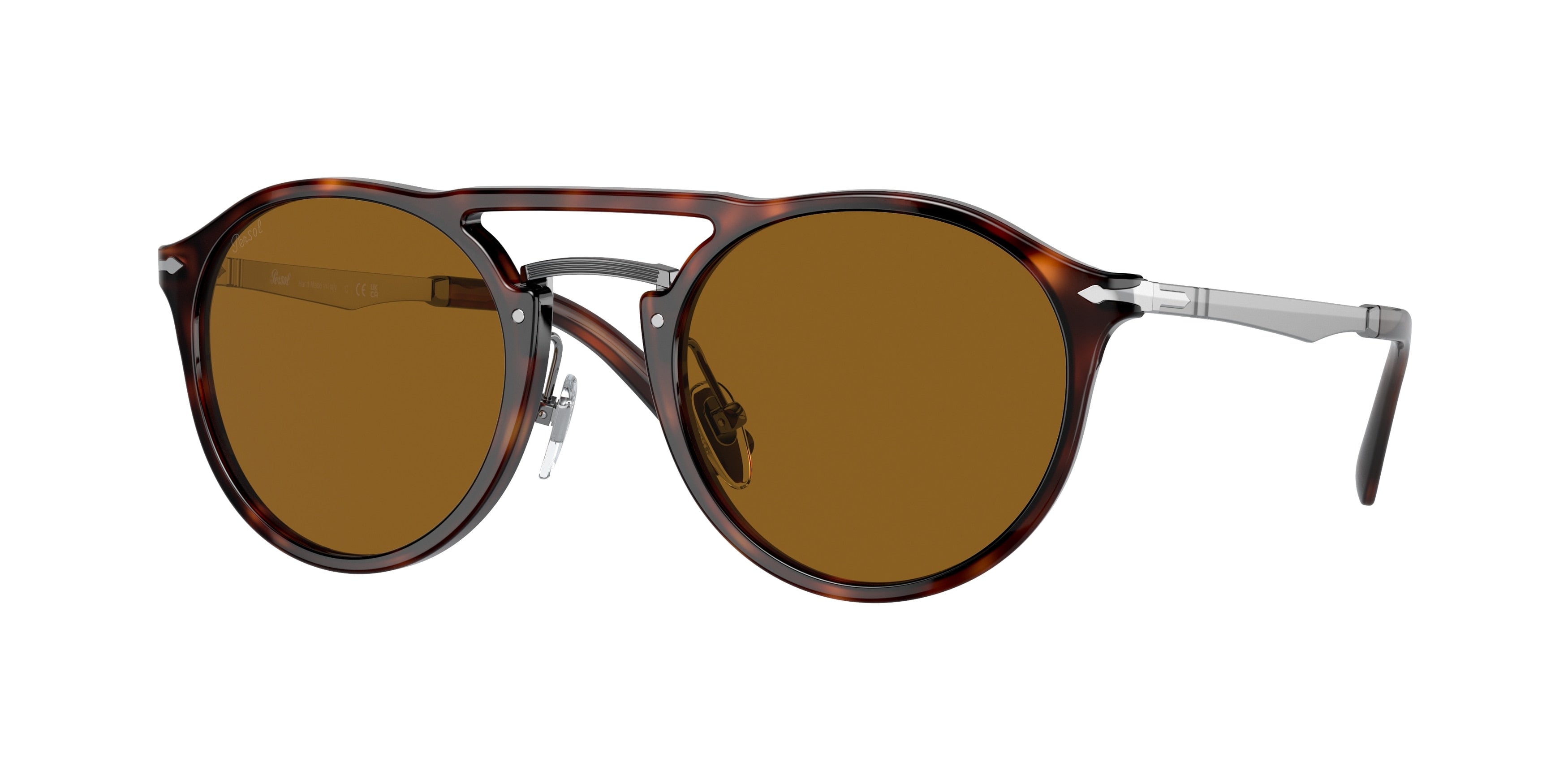 Persol PO3264S Phantos Sunglasses  24/33-Havana/Gunmetal 50-140-22 - Color Map Tortoise