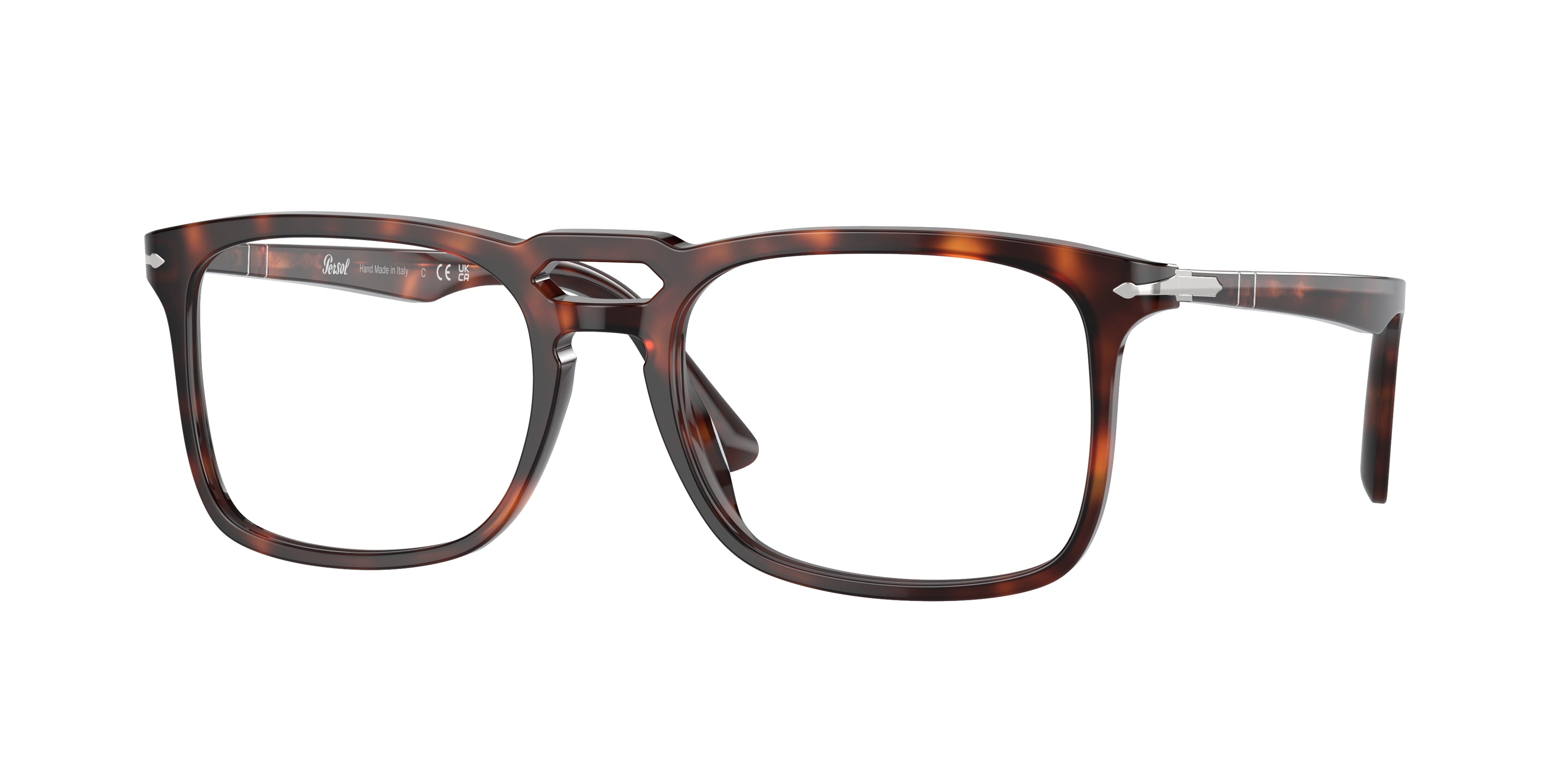 Persol PO3277V Pillow Eyeglasses  24-Havana 52-145-18 - Color Map Tortoise