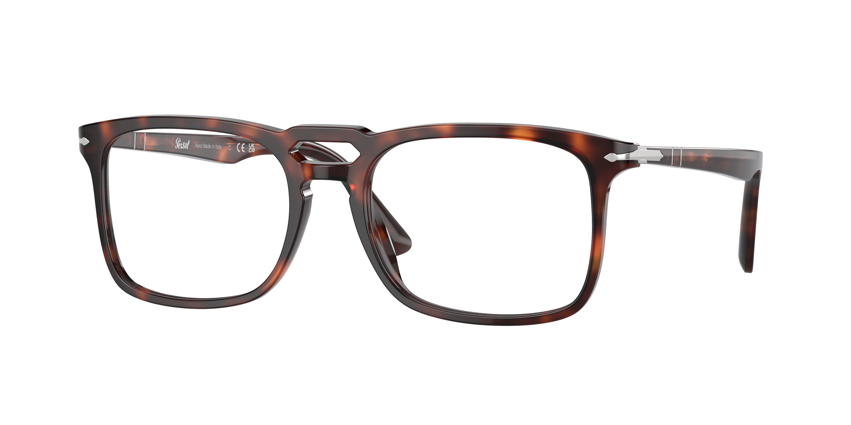 Persol PO3277V Pillow Eyeglasses  24-Havana 52-145-18 - Color Map Tortoise