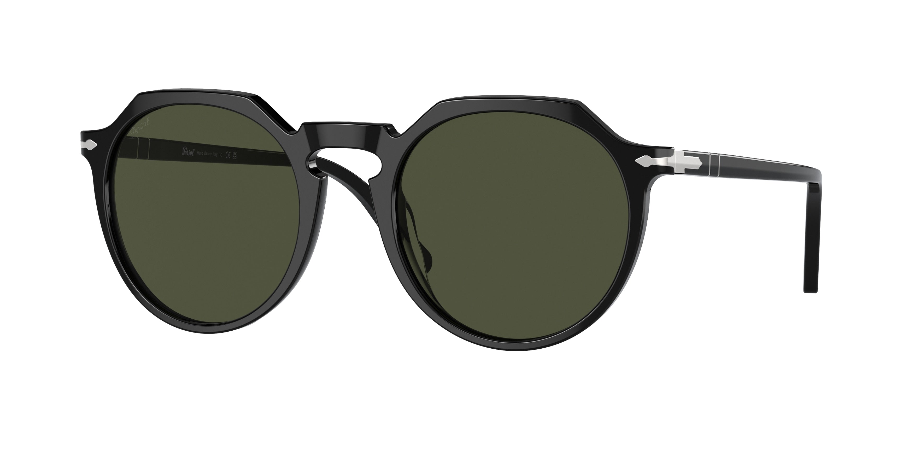 Persol PO3281S Phantos Sunglasses  95/31-Black 52-145-21 - Color Map Black